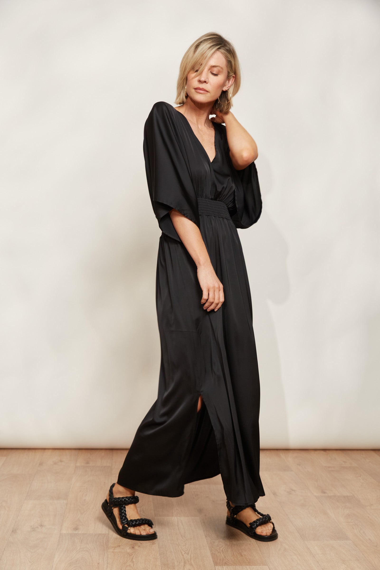 Elysian Maxi - Sable - eb&ive Clothing - Dress Maxi Dressy