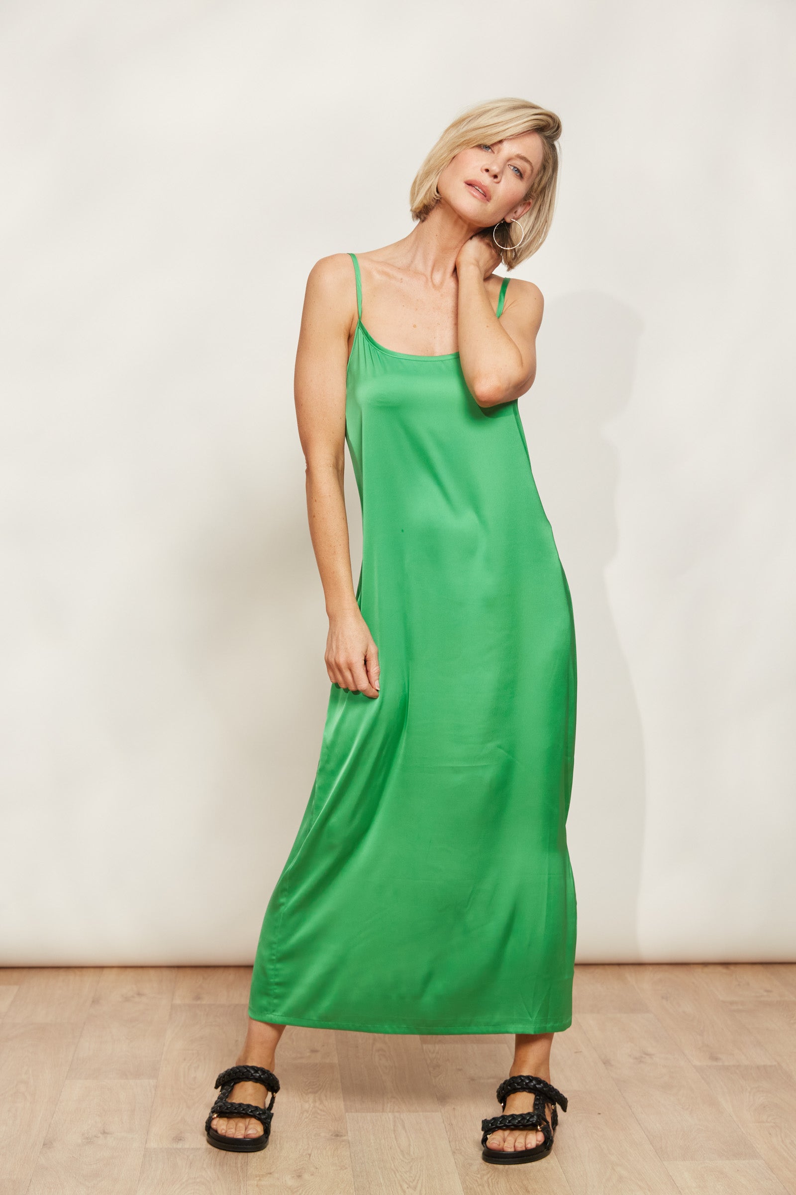 Elysian Tank Maxi - Emerald - eb&ive Clothing - Dress Strappy Maxi