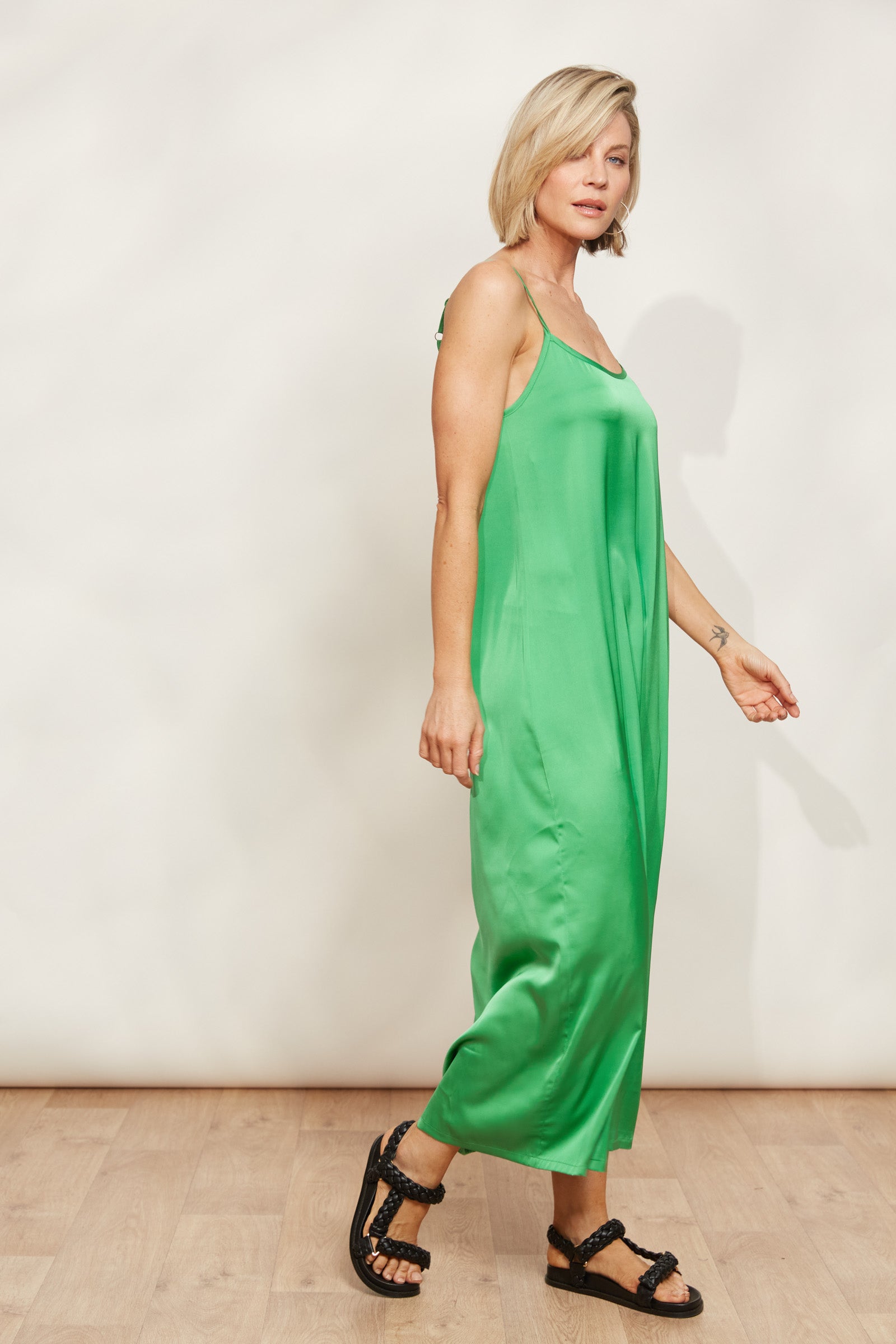 Elysian Tank Maxi - Emerald - eb&ive Clothing - Dress Strappy Maxi