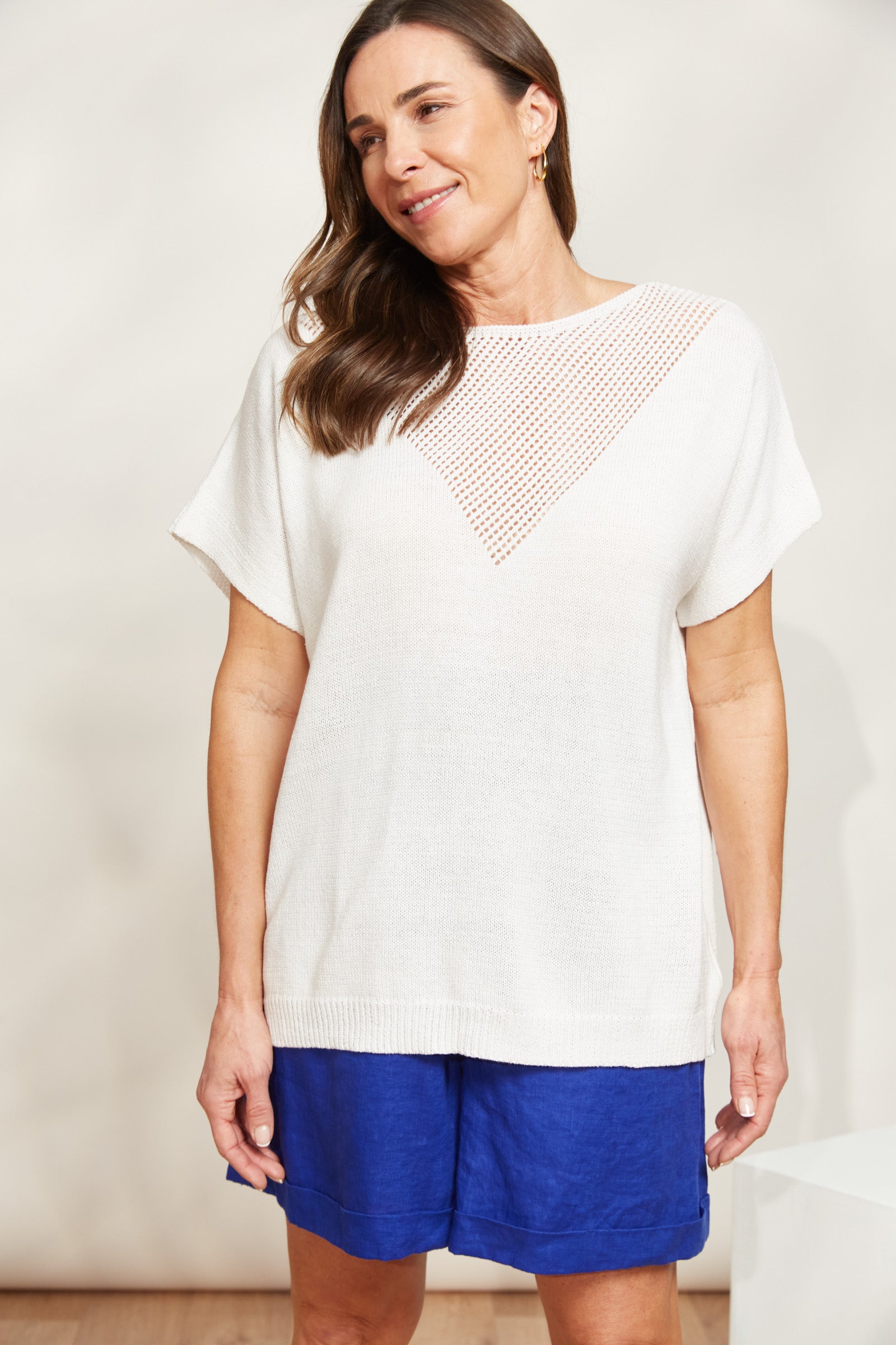 La Sable Knit Top - Opal - eb&ive Clothing - Knit Top S/S One Size