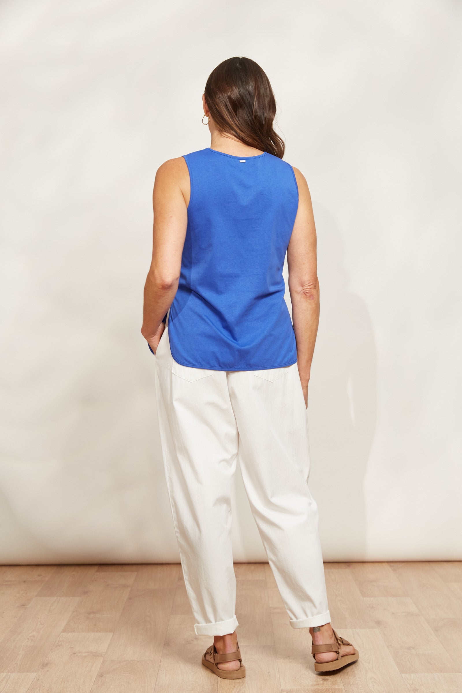 Verano Tank - Cobalt - eb&ive Clothing - Top Tshirt Sleeveless