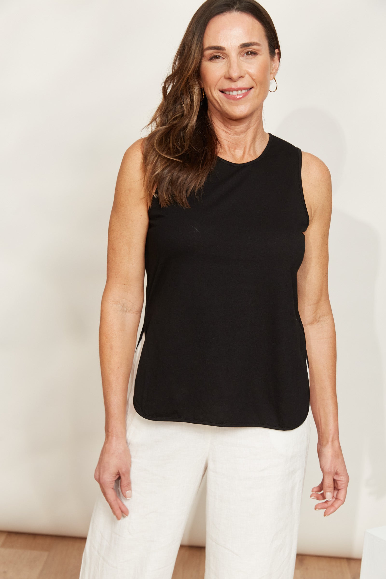 Verano Tank - Sable - eb&ive Clothing - Top Tshirt Sleeveless