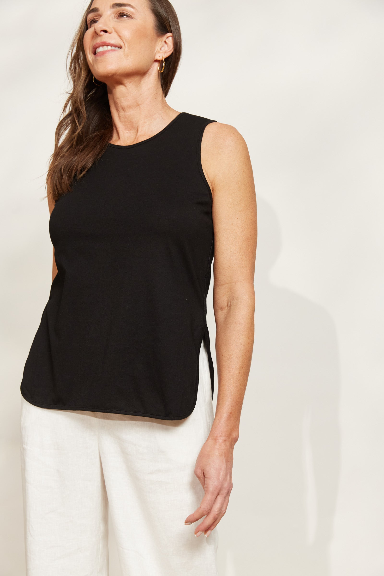 Verano Tank - Sable - eb&ive Clothing - Top Tshirt Sleeveless