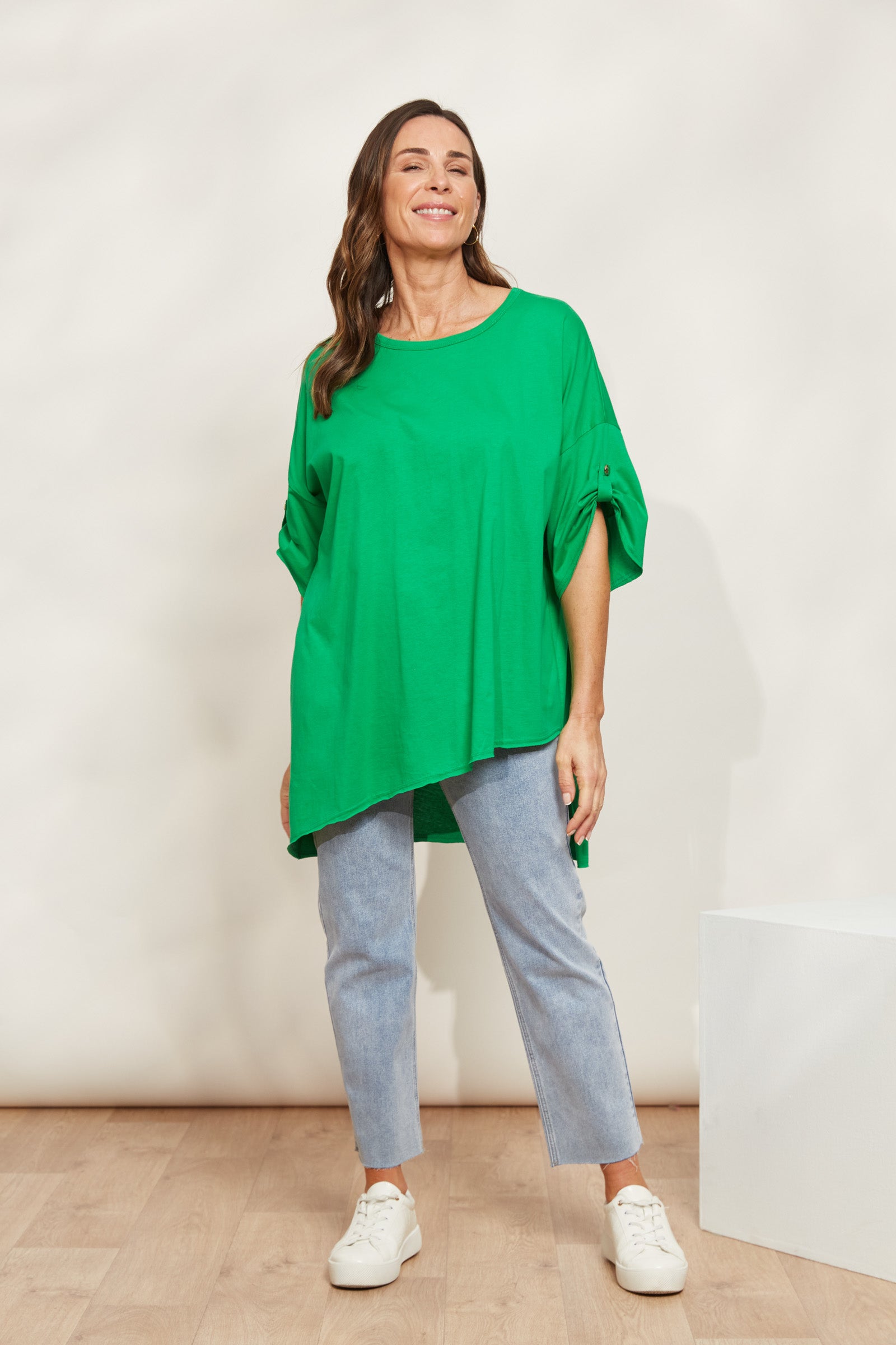 Verano Tshirt - Emerald - eb&ive Clothing - Top Tshirt Relaxed