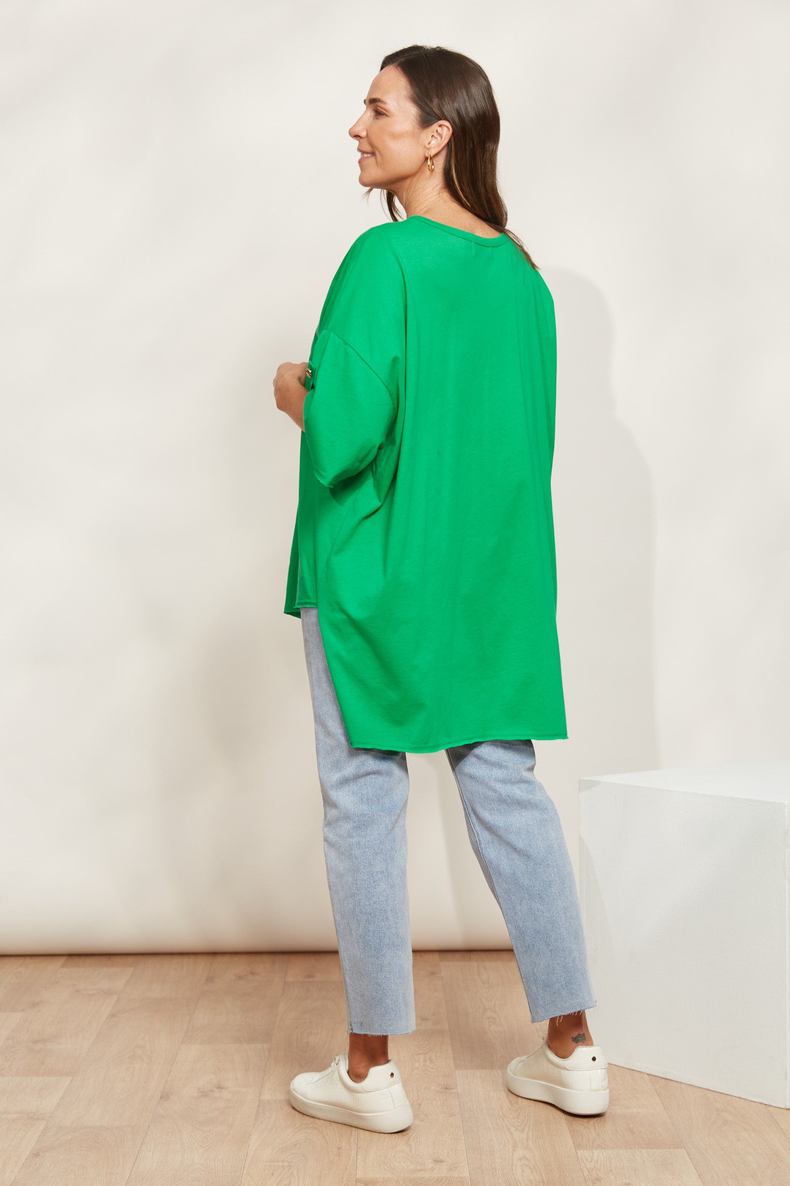 Verano Tshirt - Emerald - eb&ive Clothing - Top Tshirt Relaxed