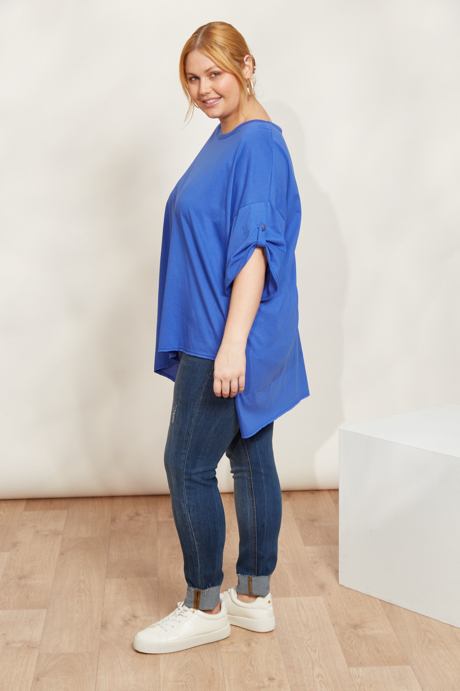 Verano Tshirt - Cobalt - eb&ive Clothing - Top Tshirt Relaxed