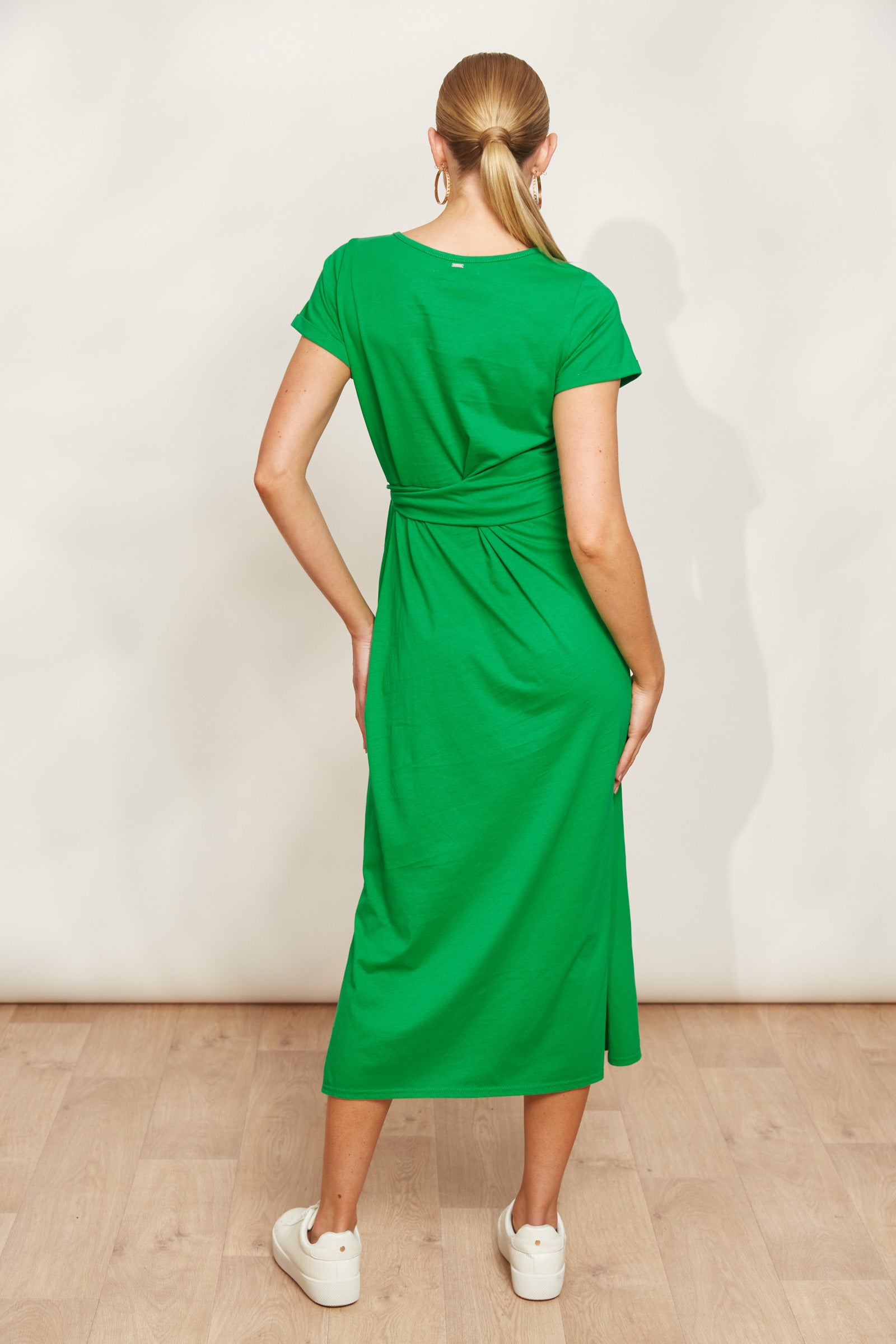 Verano Tie Dress - Emerald - eb&ive Clothing - Dress Tshirt