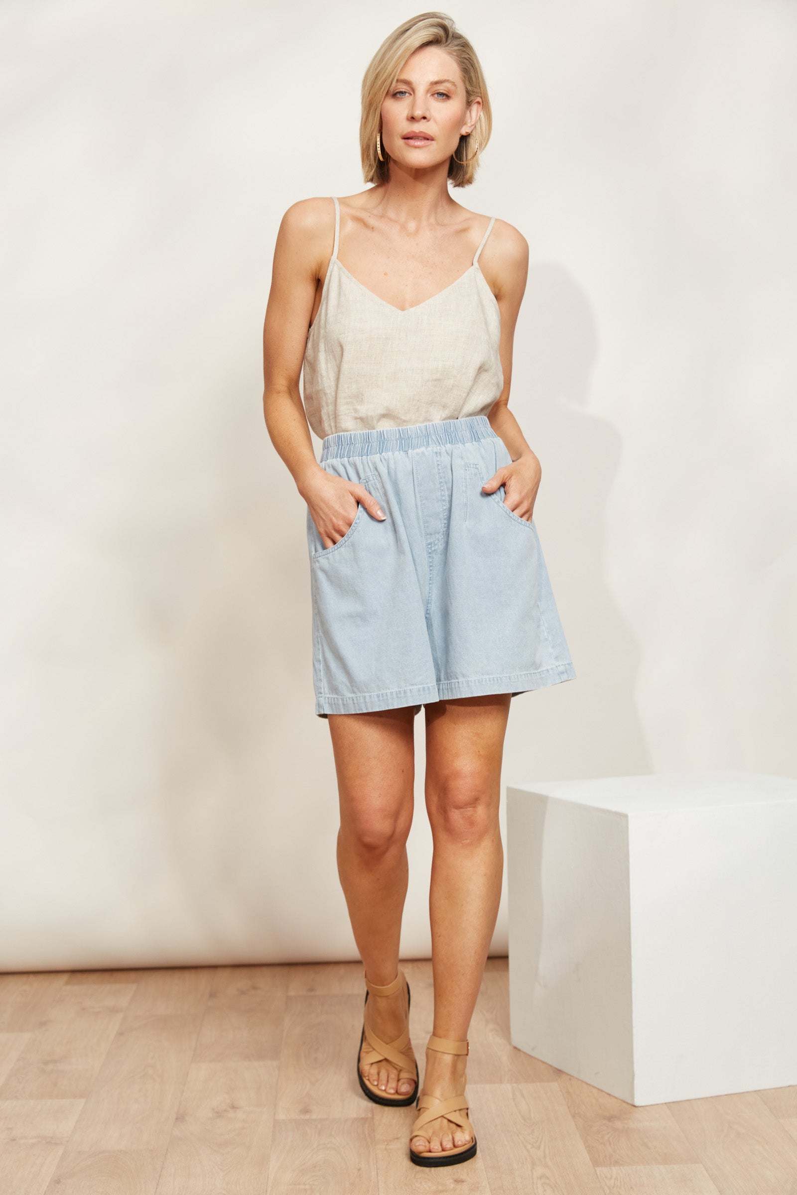 Playa Short - Capri - eb&ive Clothing - Denim Short