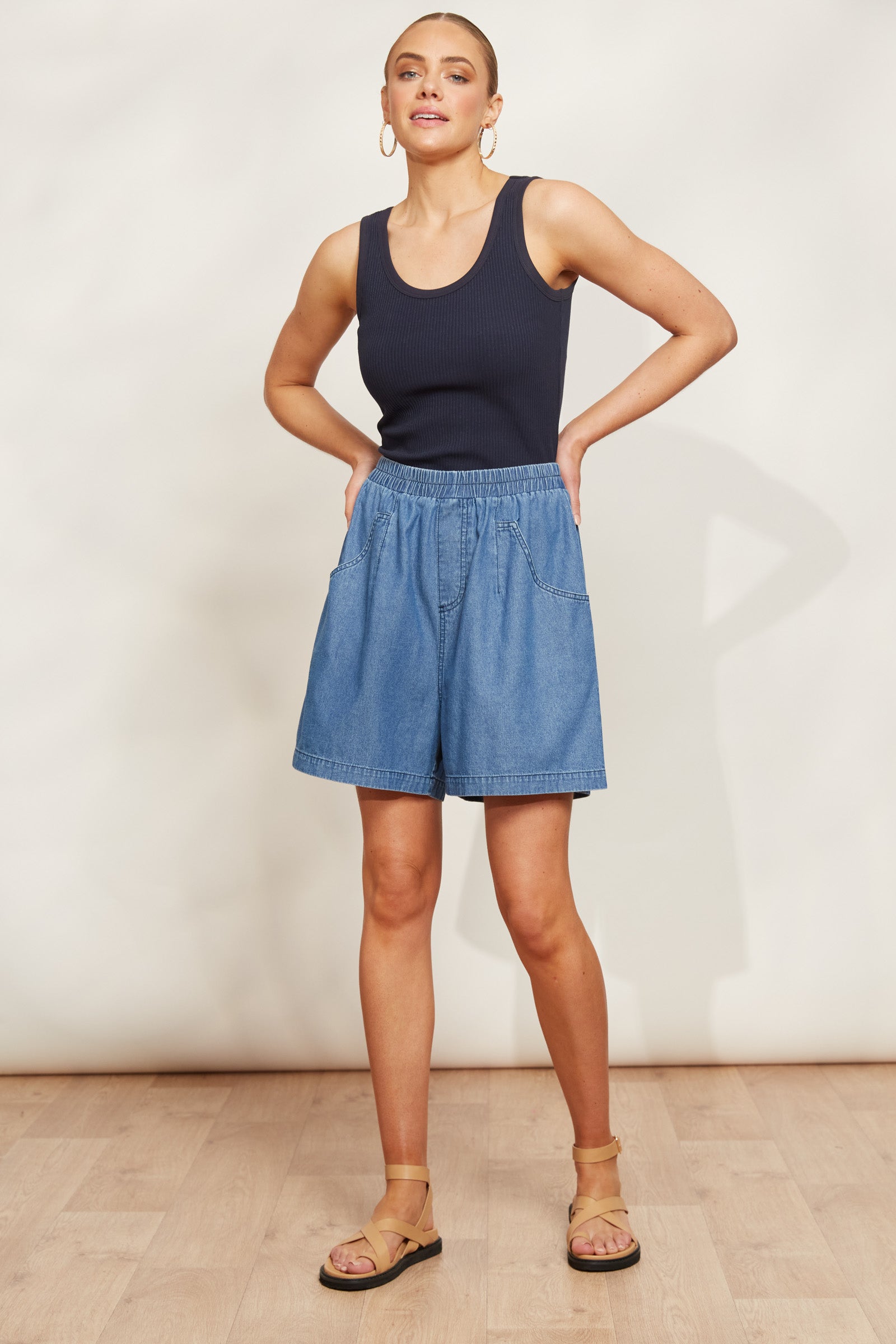 Playa Short - Denim - eb&ive Clothing - Denim Short