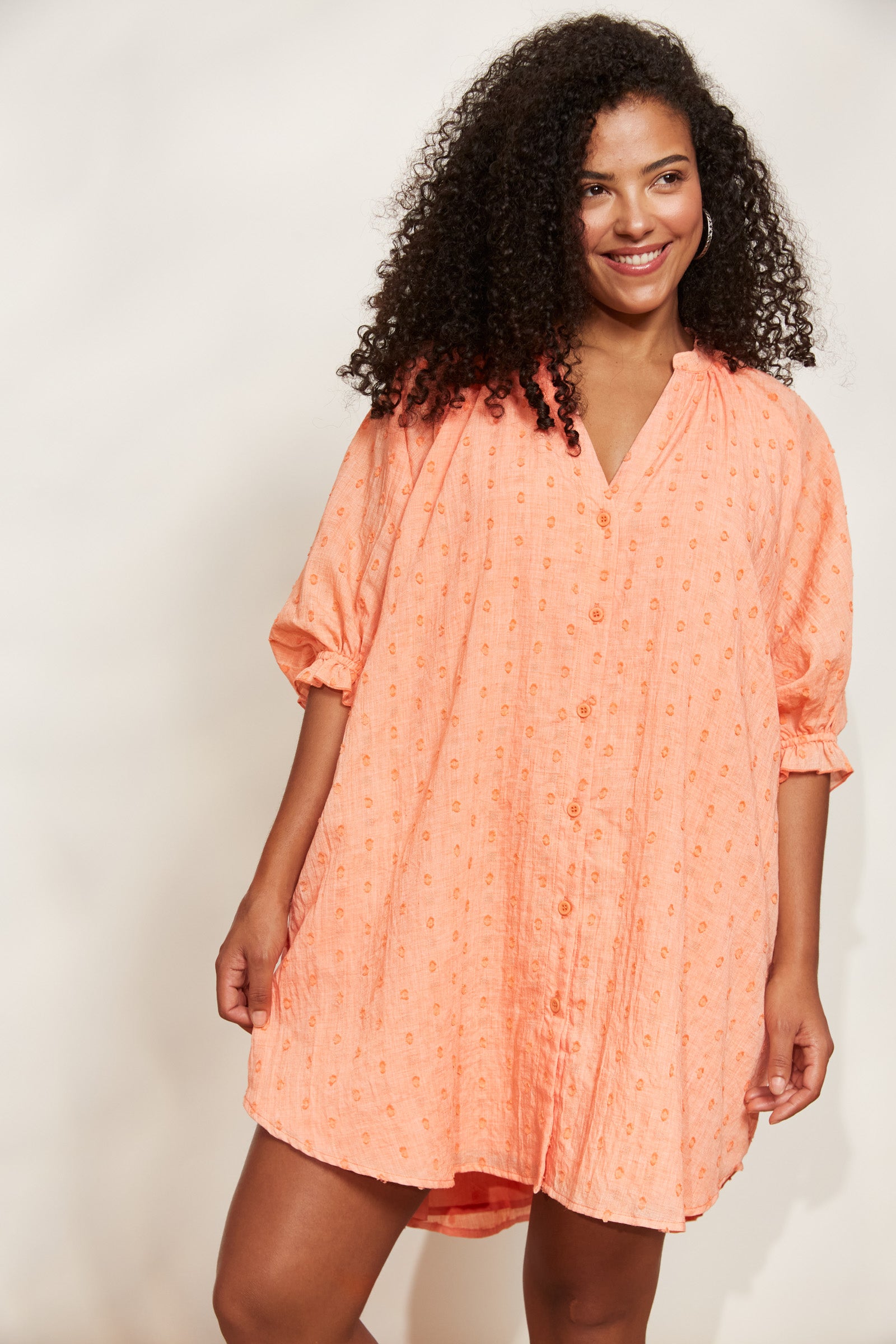 Zephyr Top/Dress - Papaya - eb&ive Clothing - Top Dress