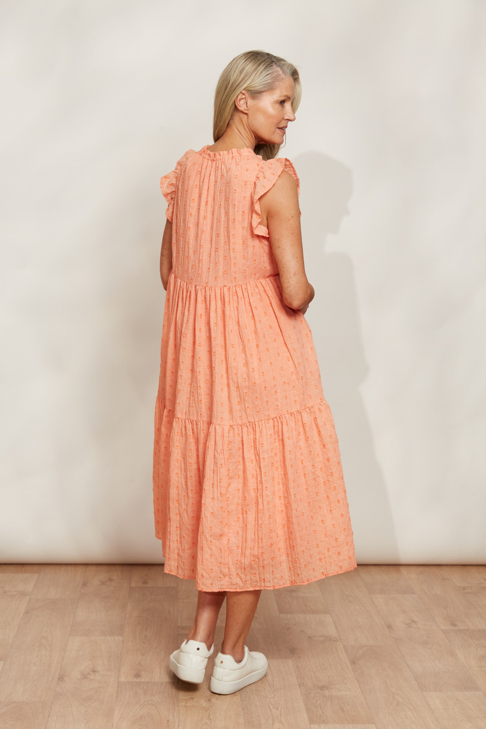 Zephyr Dress - Papaya - eb&ive Clothing - Dress Mid