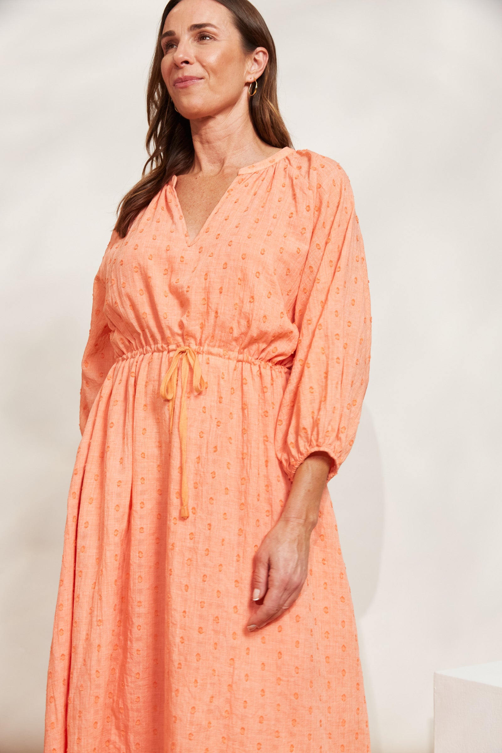 Zephyr Maxi Dress - Papaya - eb&ive Clothing - Dress Maxi