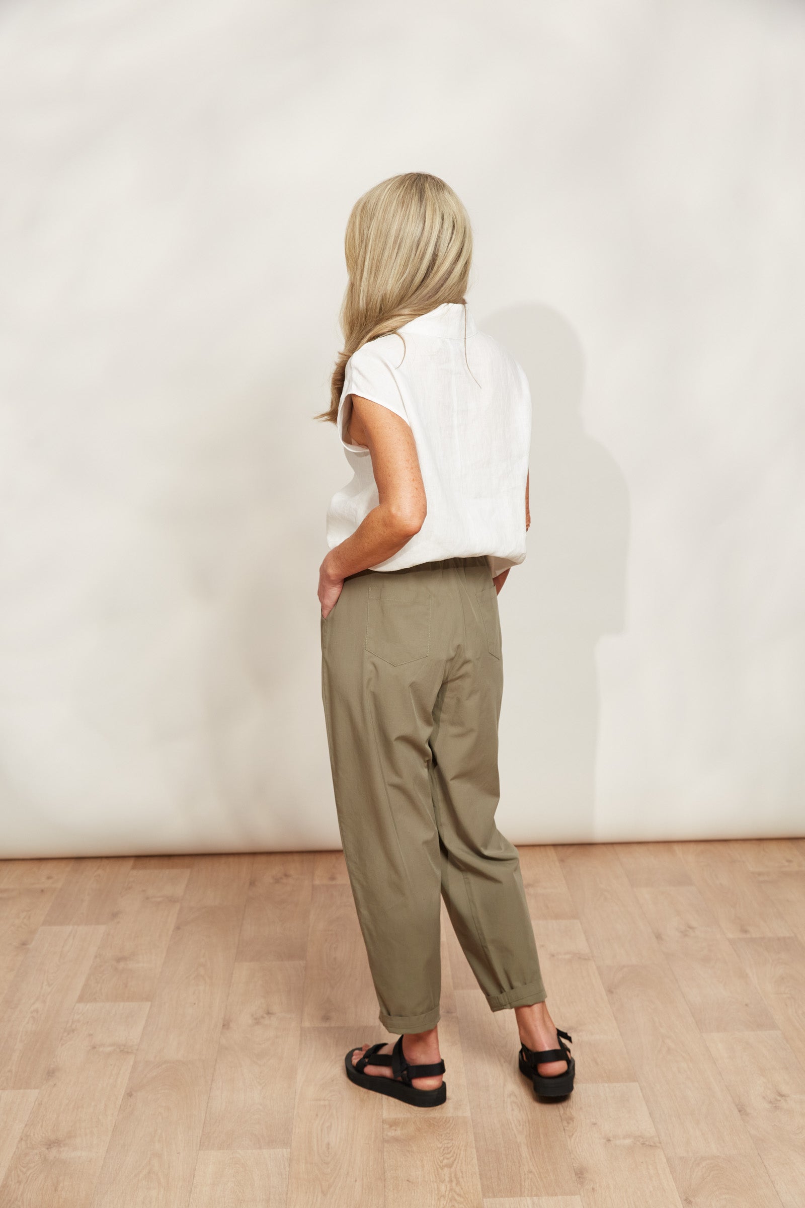 La Plage Pant - Khaki - eb&ive Clothing - Pant Relaxed