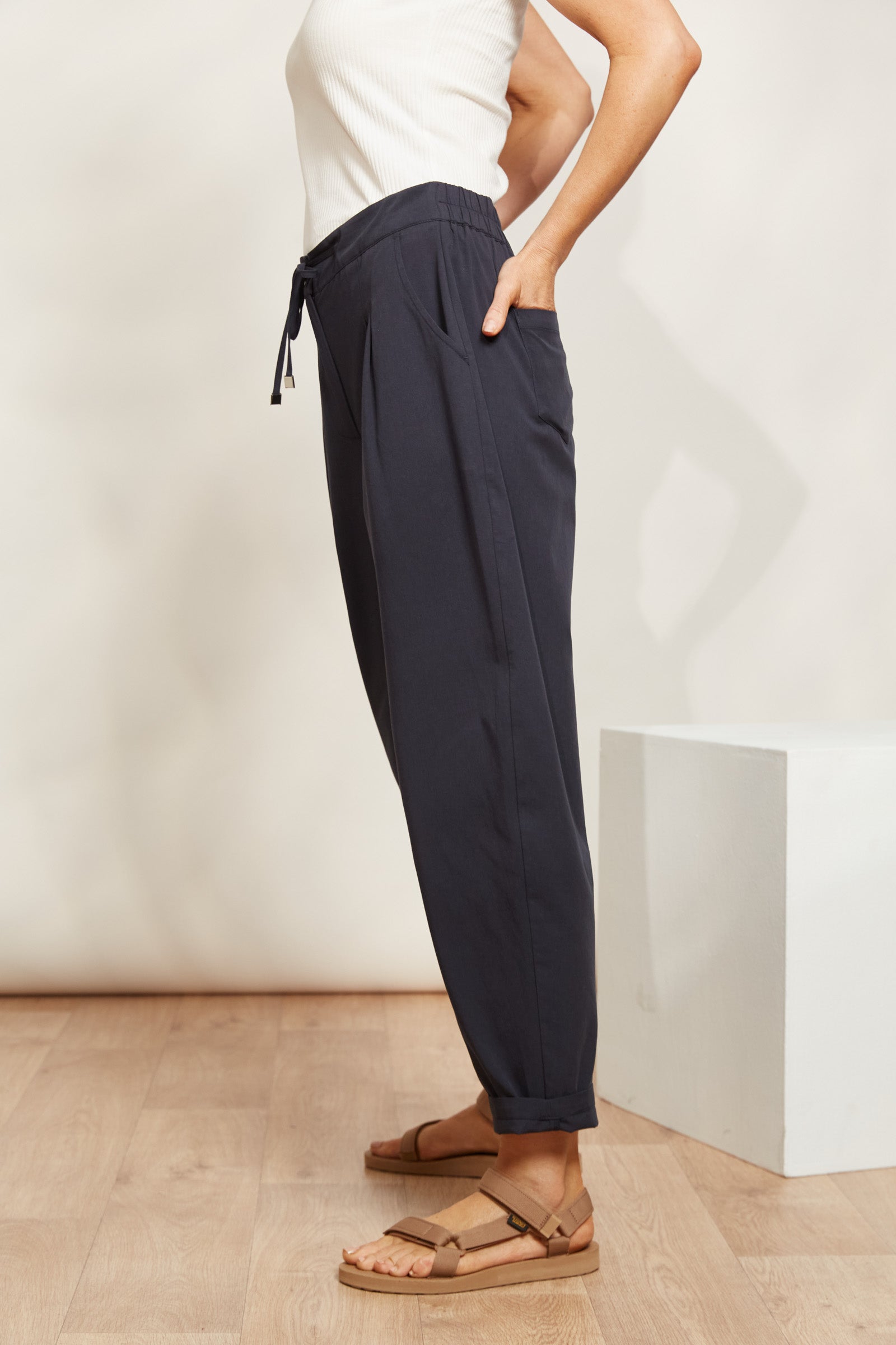 La Plage Pant - Indigo - eb&ive Clothing - Pant Relaxed