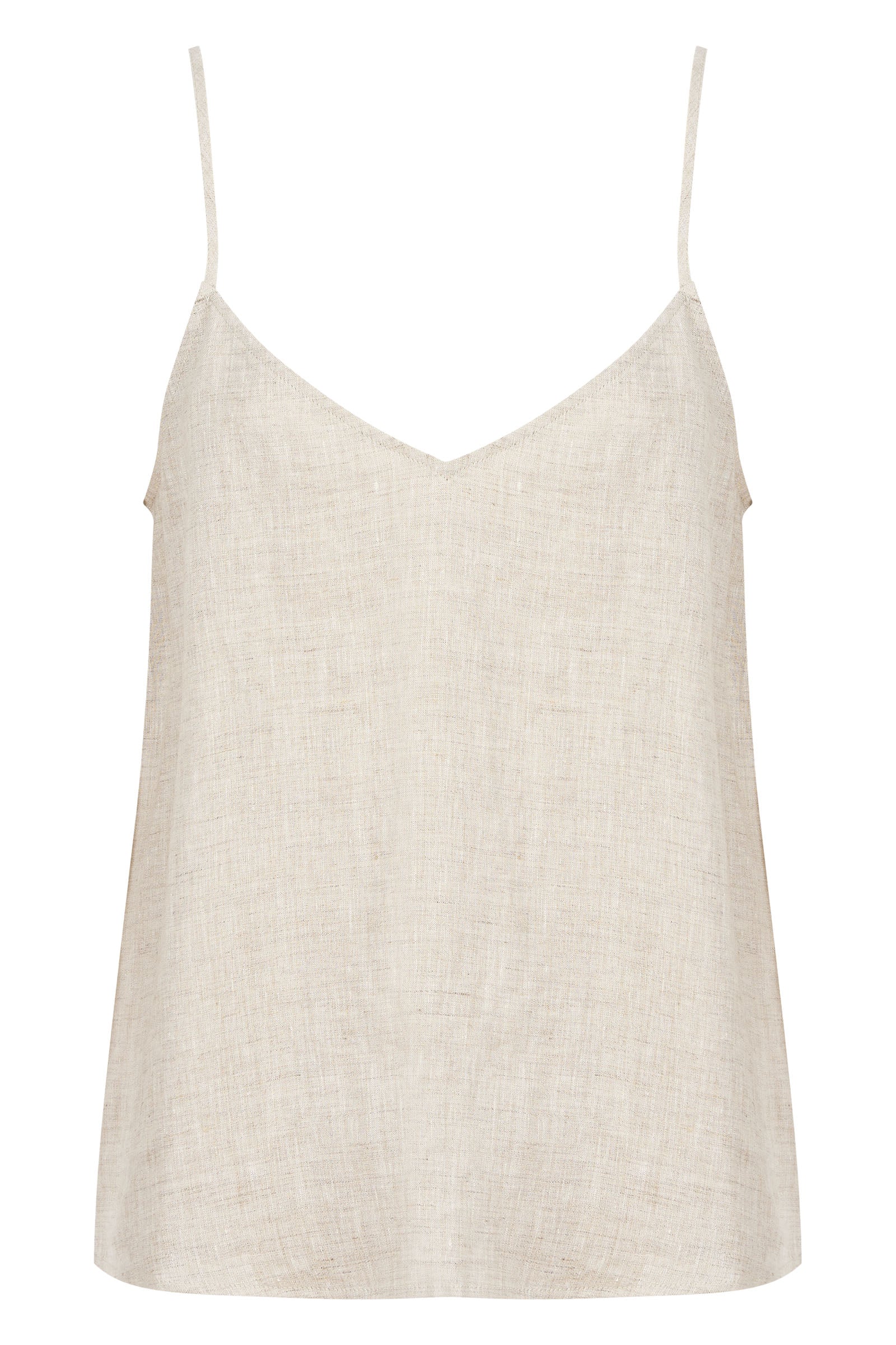 Seraphic Tank - Dune - eb&ive Clothing - Top Strappy Linen