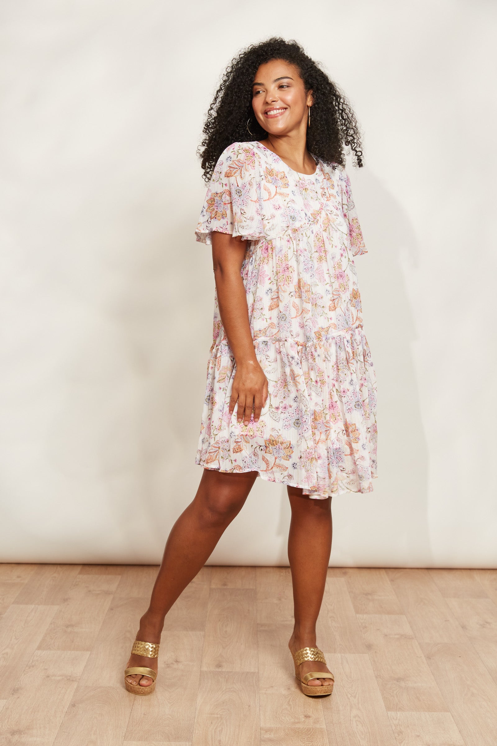 Sereno Midi Dress - Paisley - eb&ive Clothing - Dress Mid