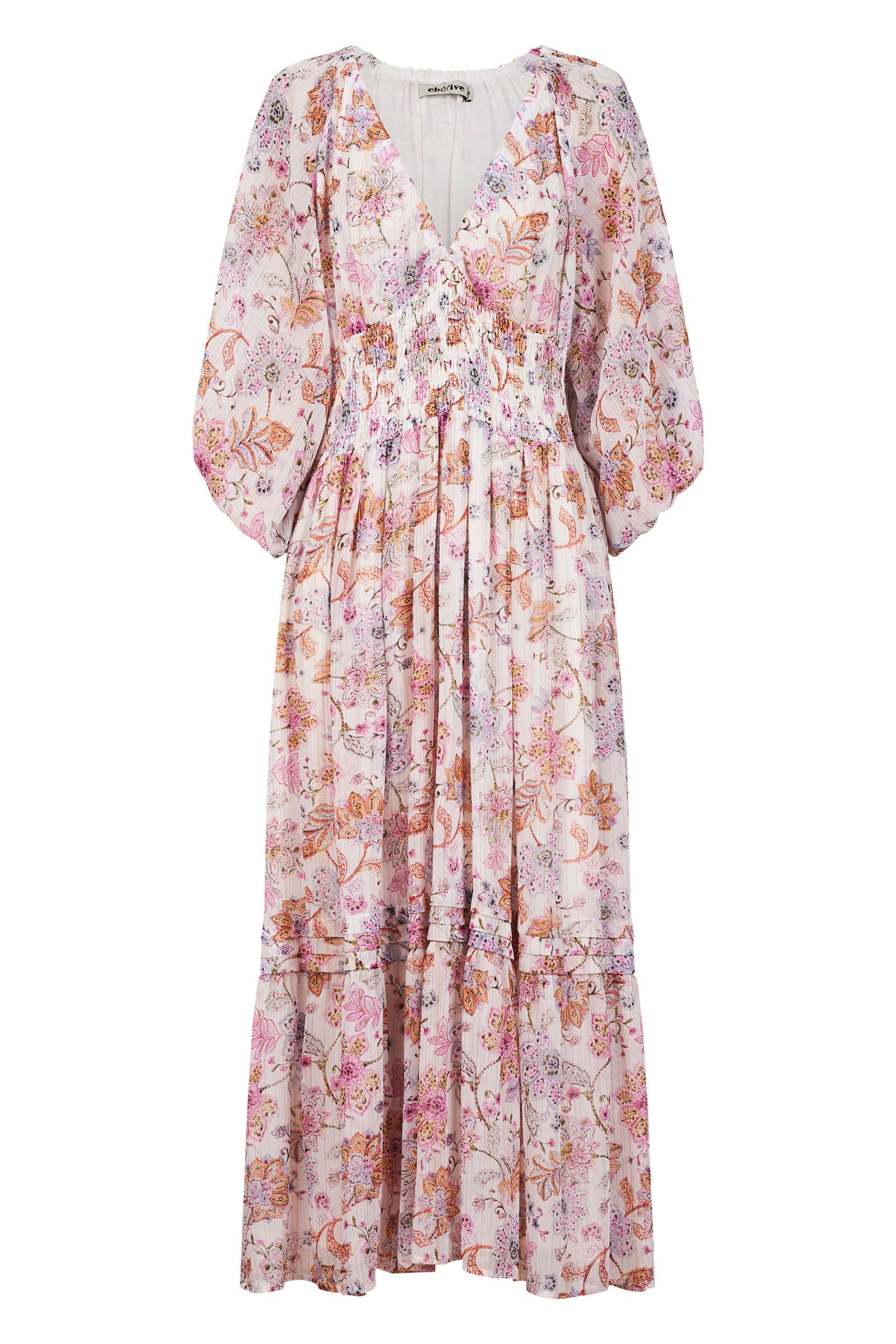 Sereno Maxi Dress - Paisley - eb&ive Clothing - Dress Maxi