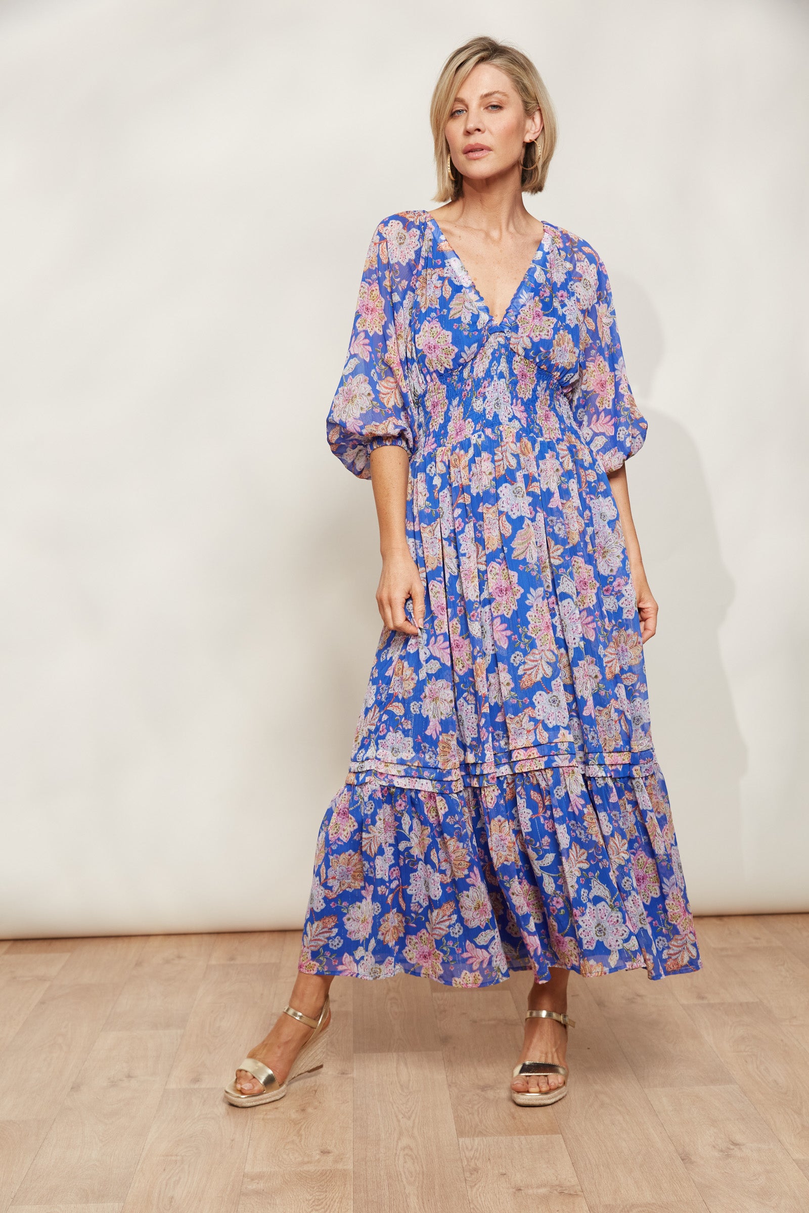 Sereno Maxi Dress - Palme - eb&ive Clothing - Dress Maxi