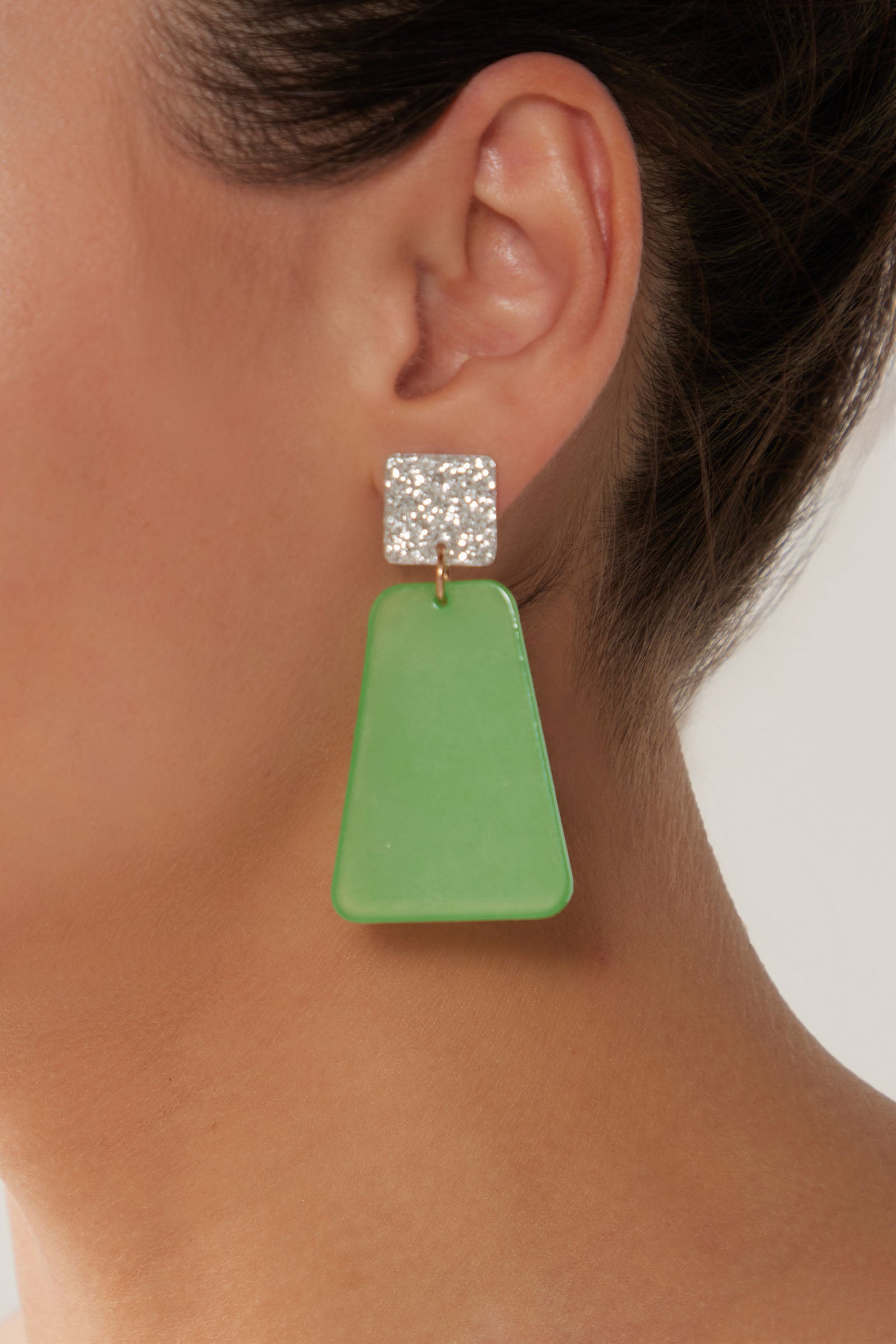 Elysian Sparkle Earring - Emerald - eb&ive Earring