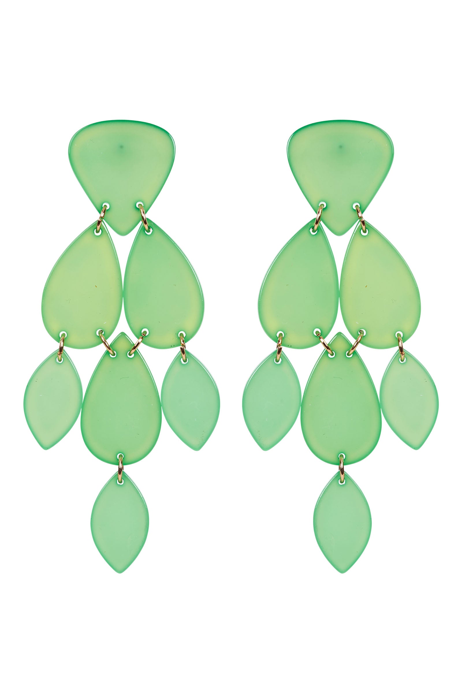 Elysian Drop Earring - Emerald - eb&ive Earring