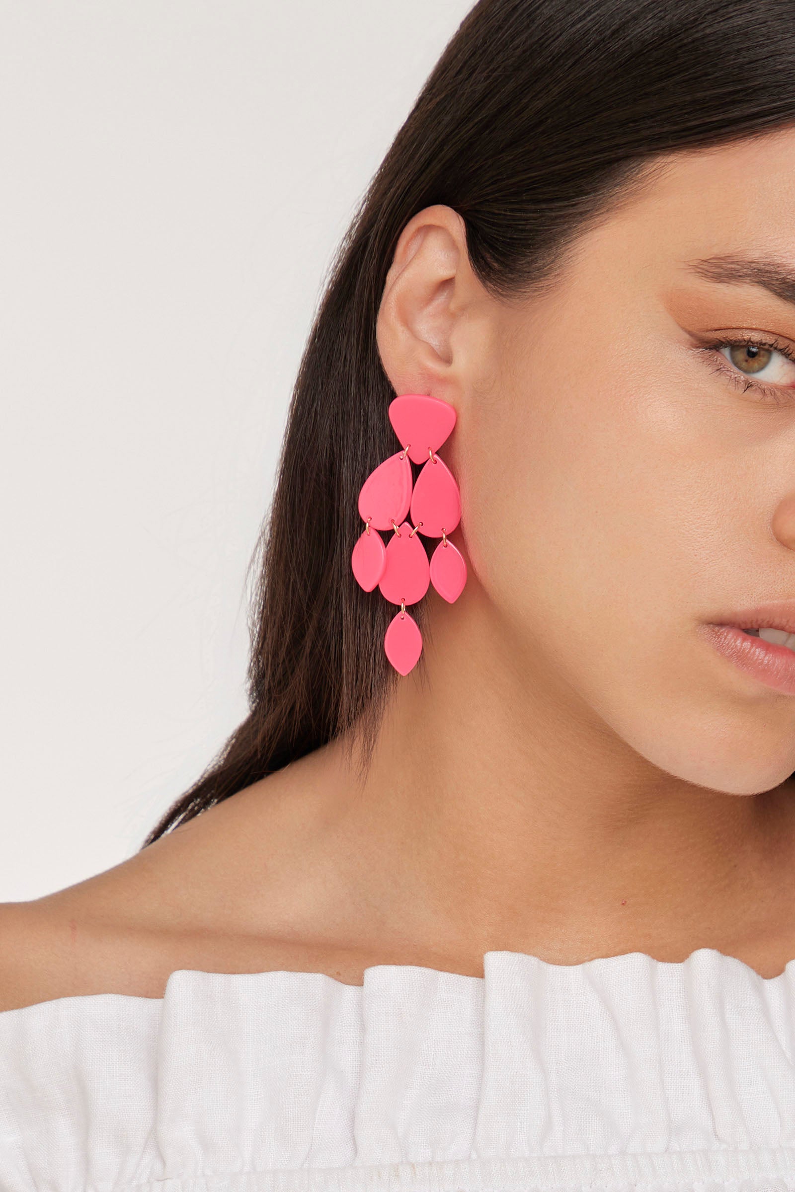 Elysian Drop Earring - Neon - eb&ive Earring