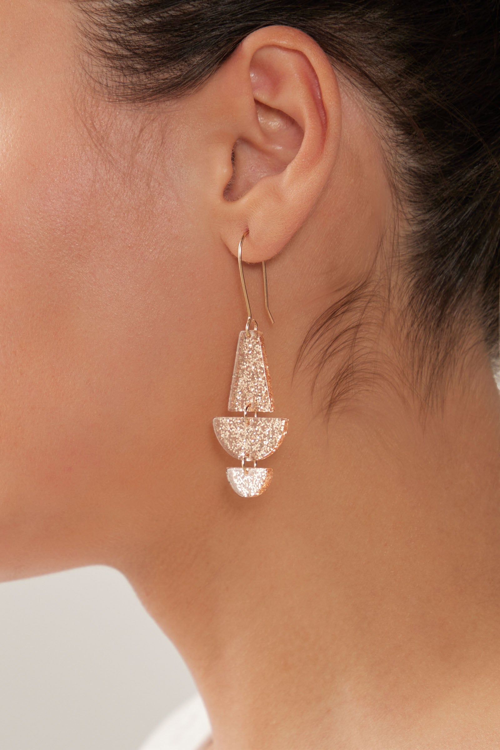 Jovial Drop Earring - Gold - eb&ive Earring