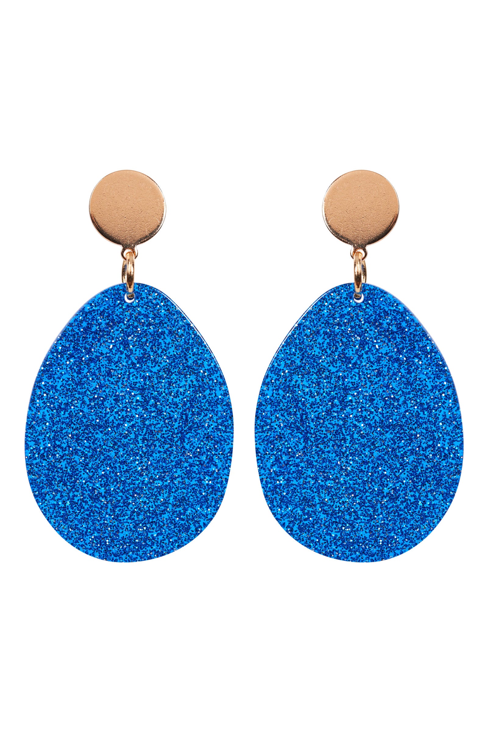 Merry Oval Earring  - Cobalt - eb&ive Earring