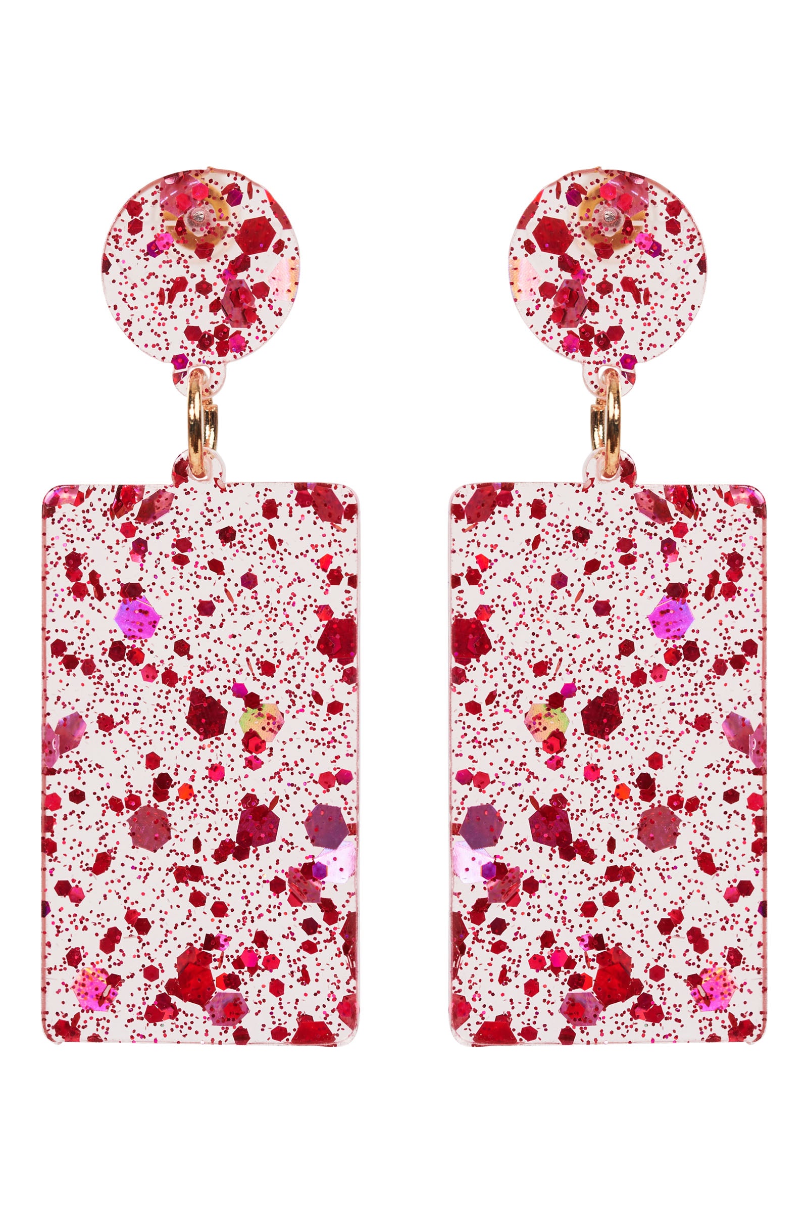 Merry Drop Earring - Raspberry - eb&ive Earring