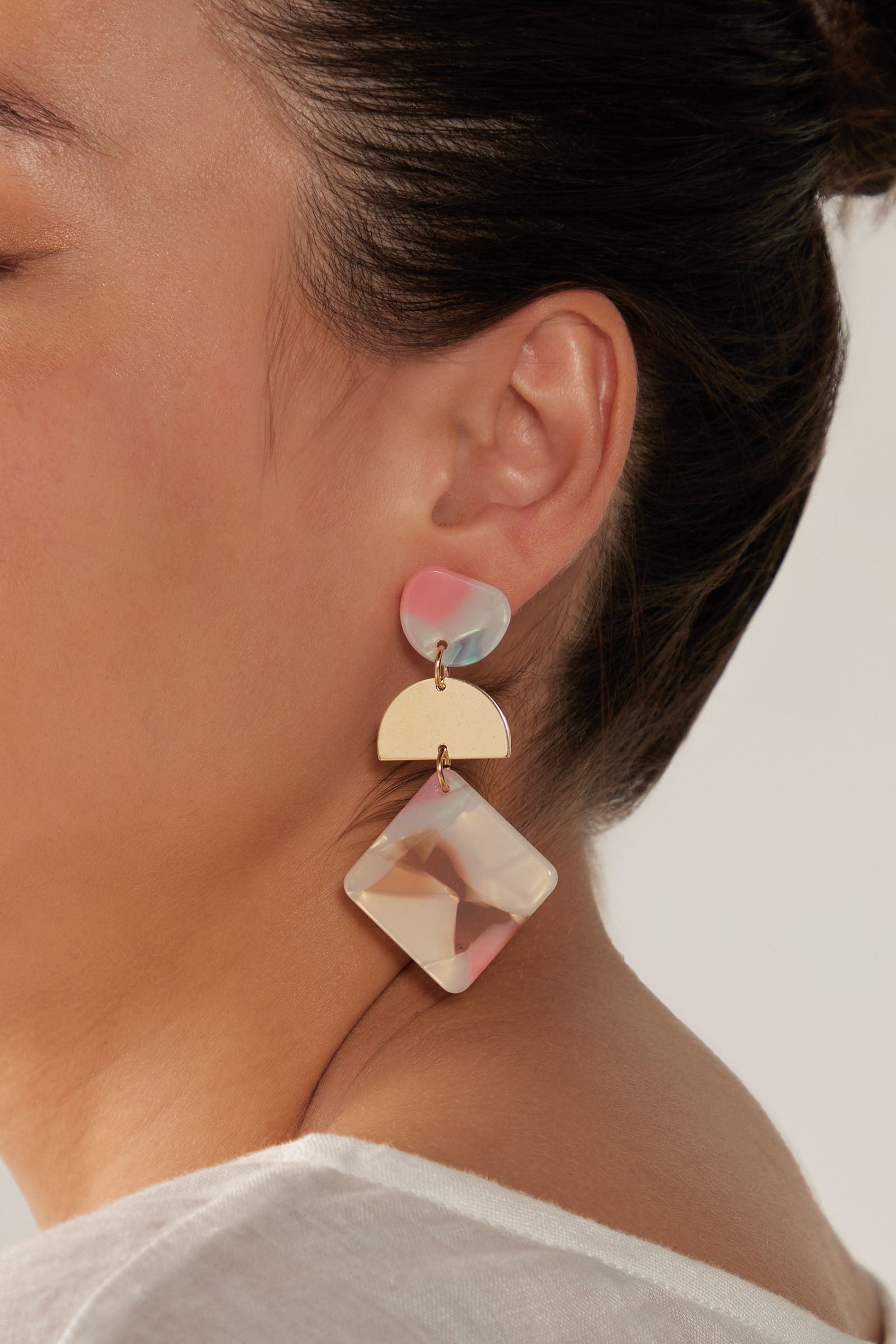 La Mer Drop Earring  - Melon - eb&ive Earring