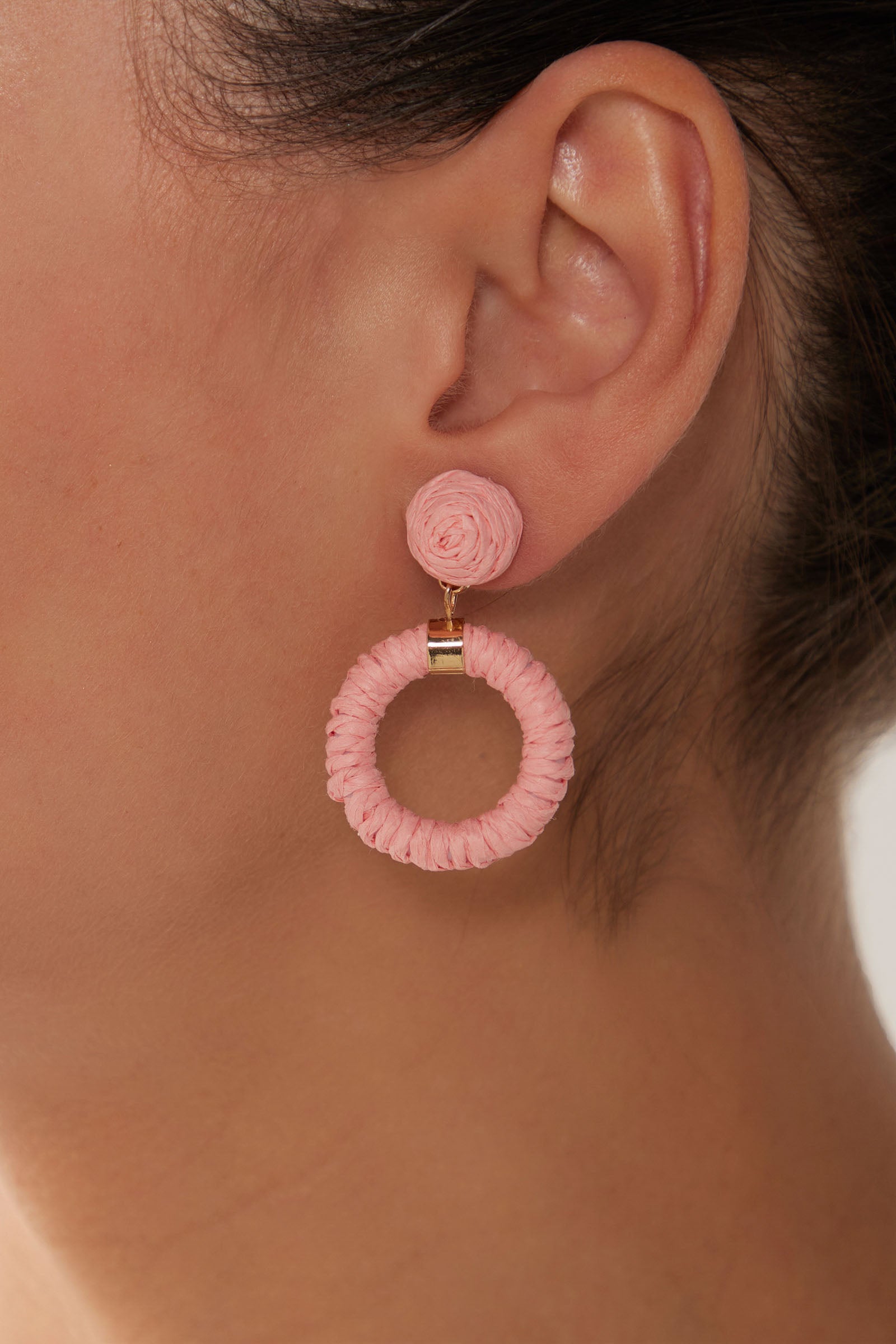 Sojourn Round Earring  - Cameo - eb&ive Earring