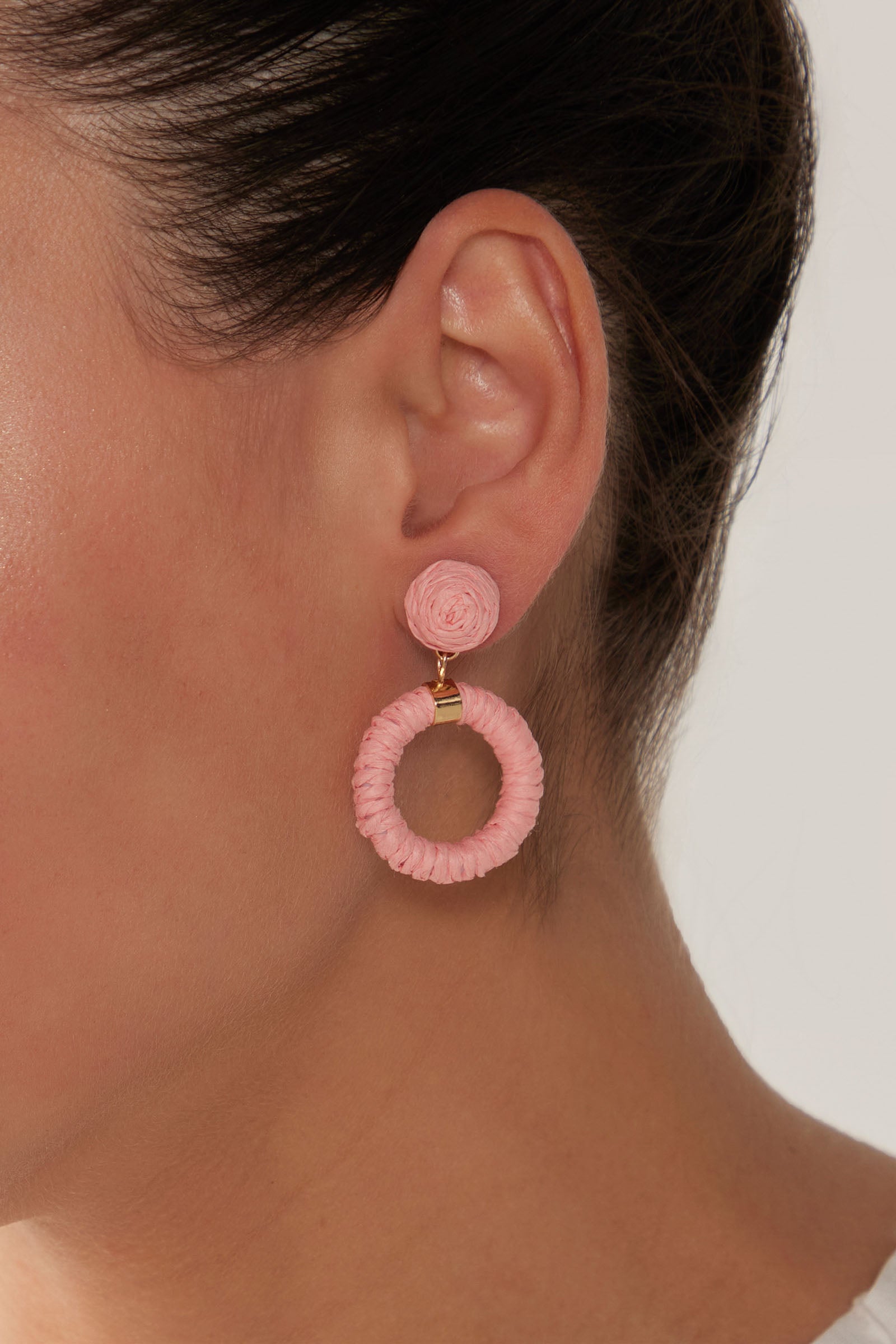 Sojourn Round Earring  - Cameo - eb&ive Earring