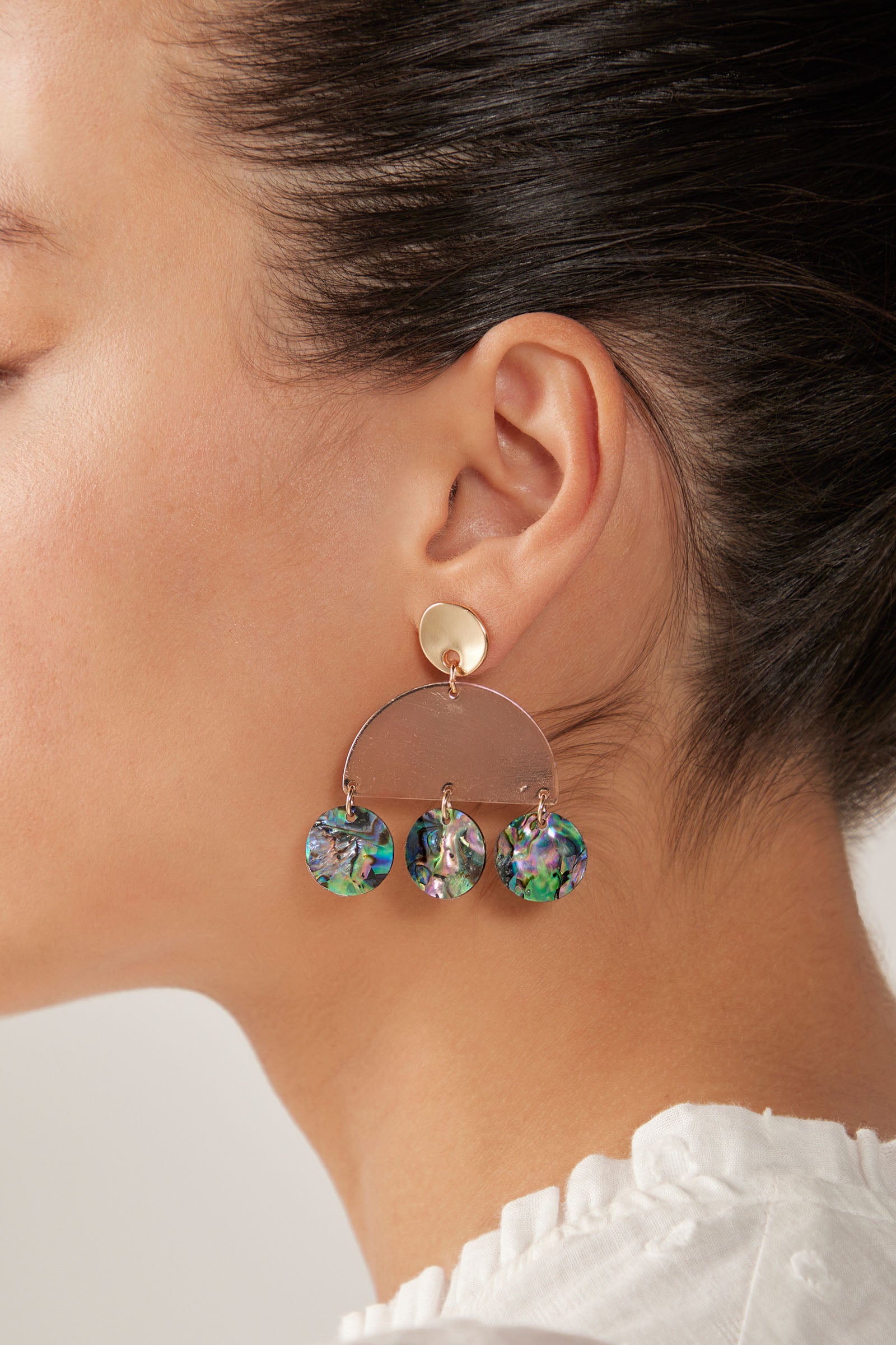 Verano Earring - Shell - eb&ive Earring