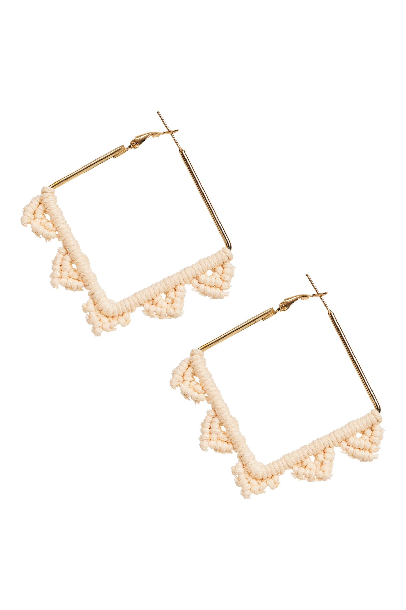 Seraphic Earring - Natural Square - eb&ive Earring