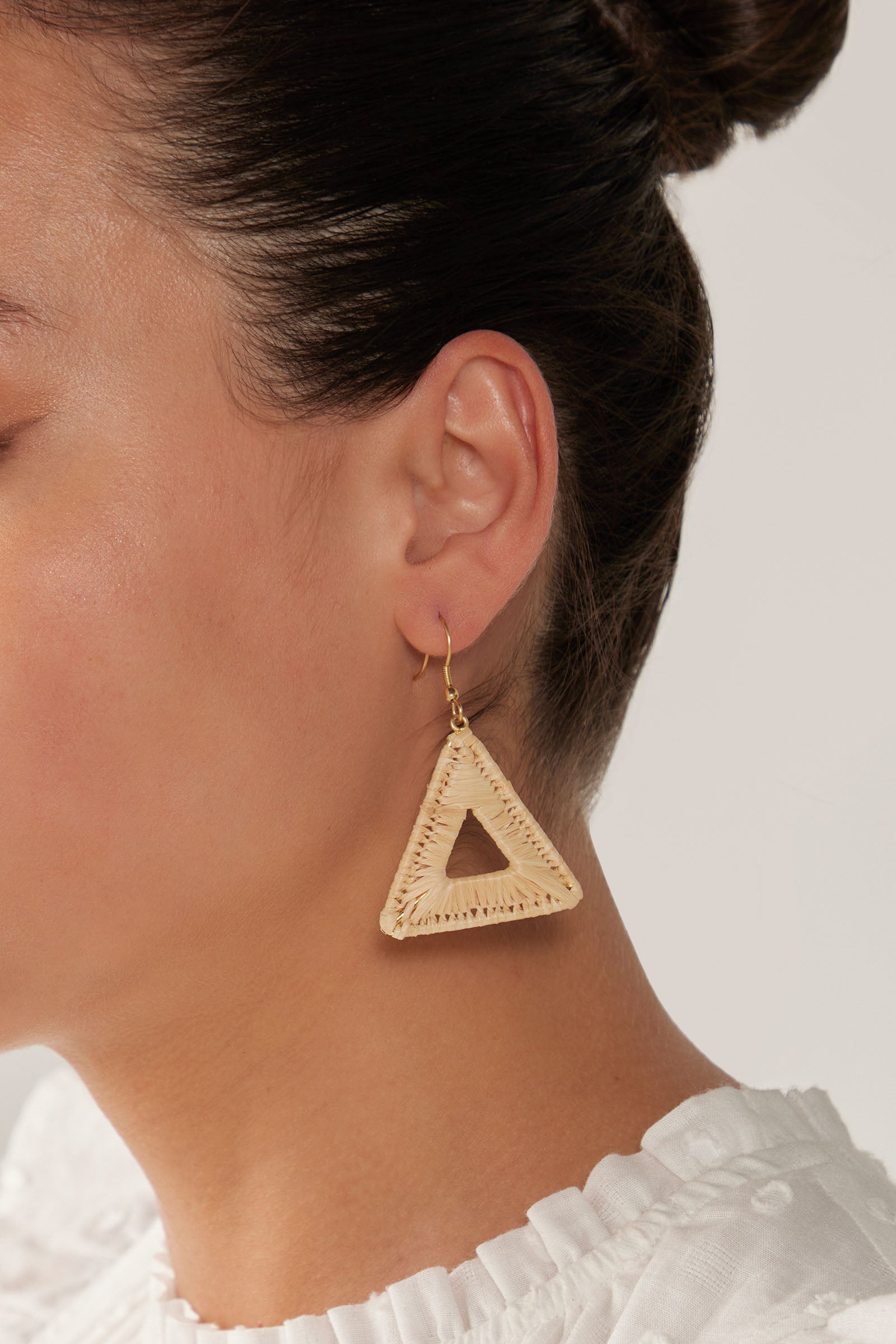 Seraphic Earring - Natural Triangle - eb&ive Earring