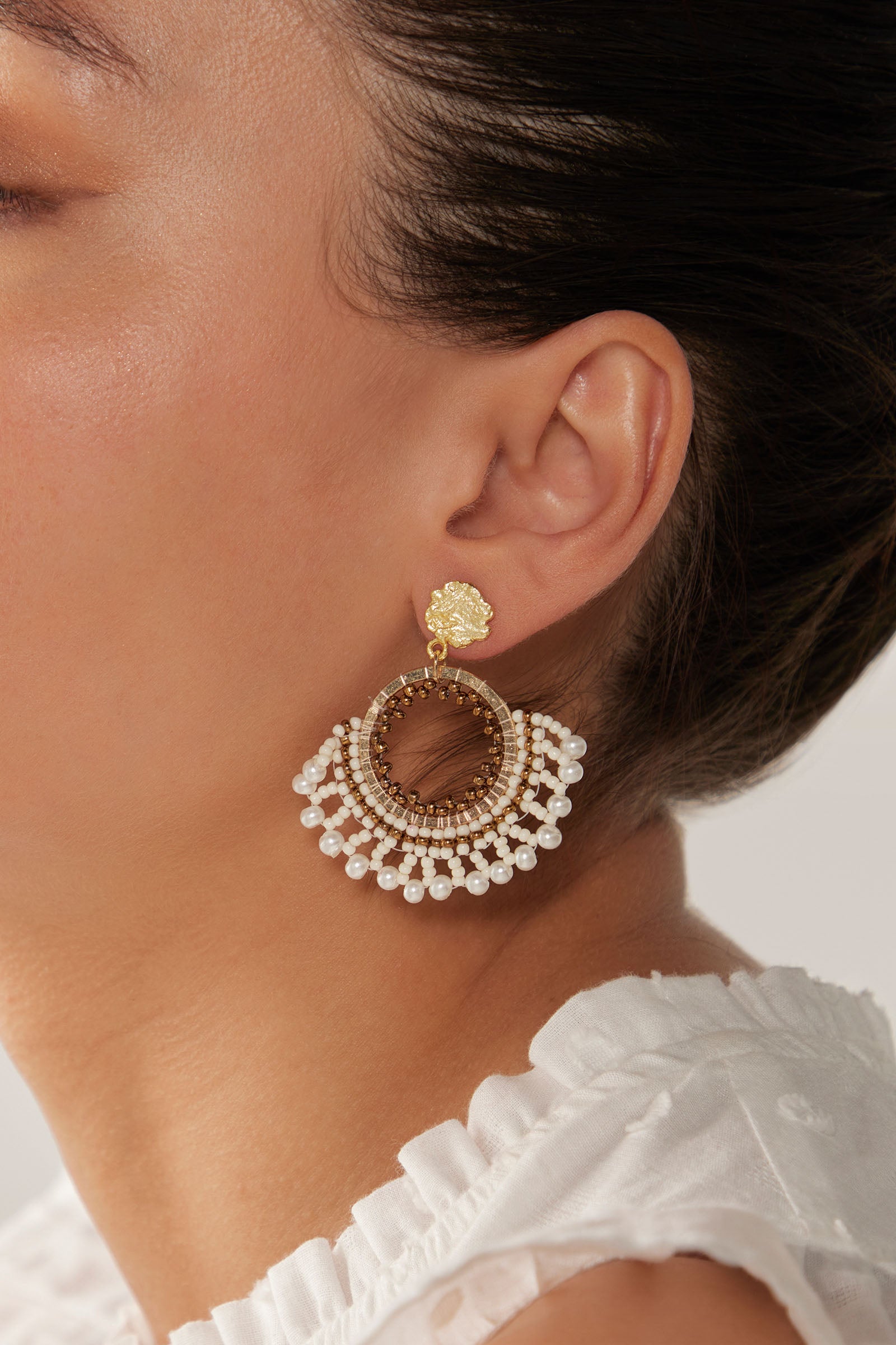 Palme Earring - Caramel - eb&ive Earring