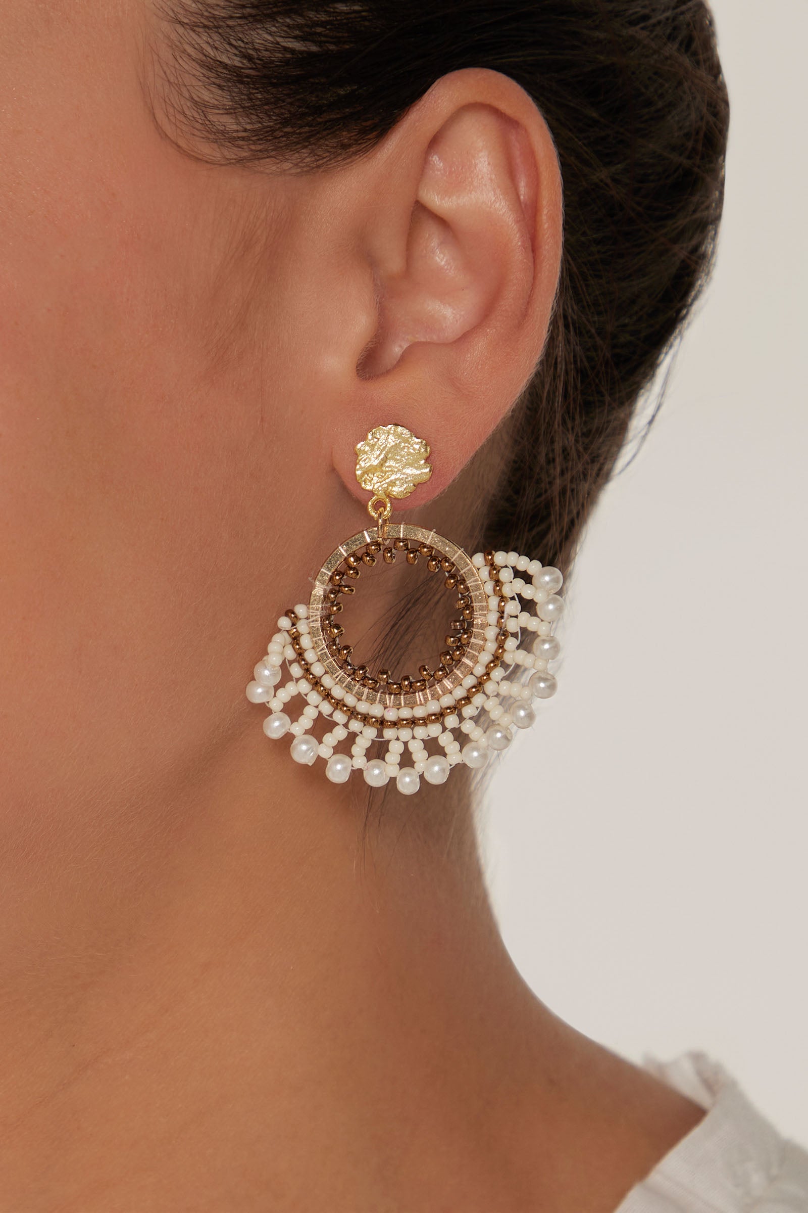 Palme Earring - Caramel - eb&ive Earring