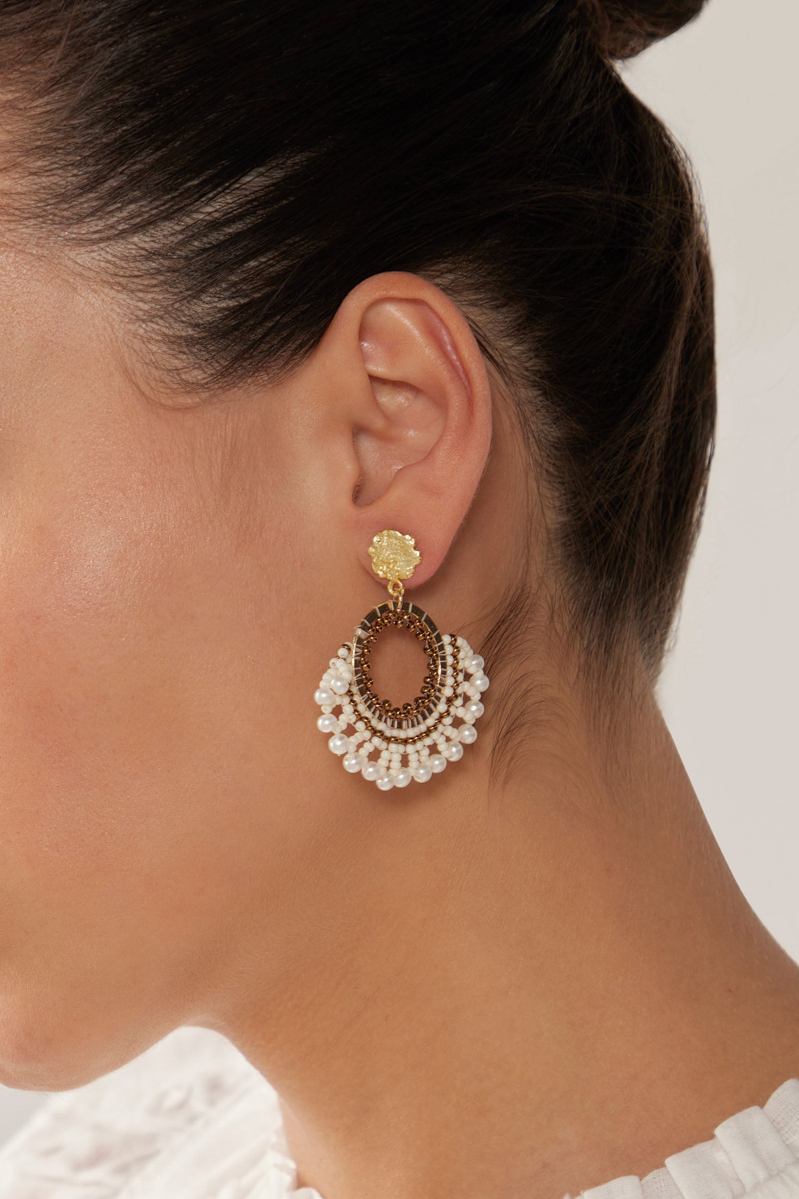 Palme Earring - Caramel - eb&ive Earring