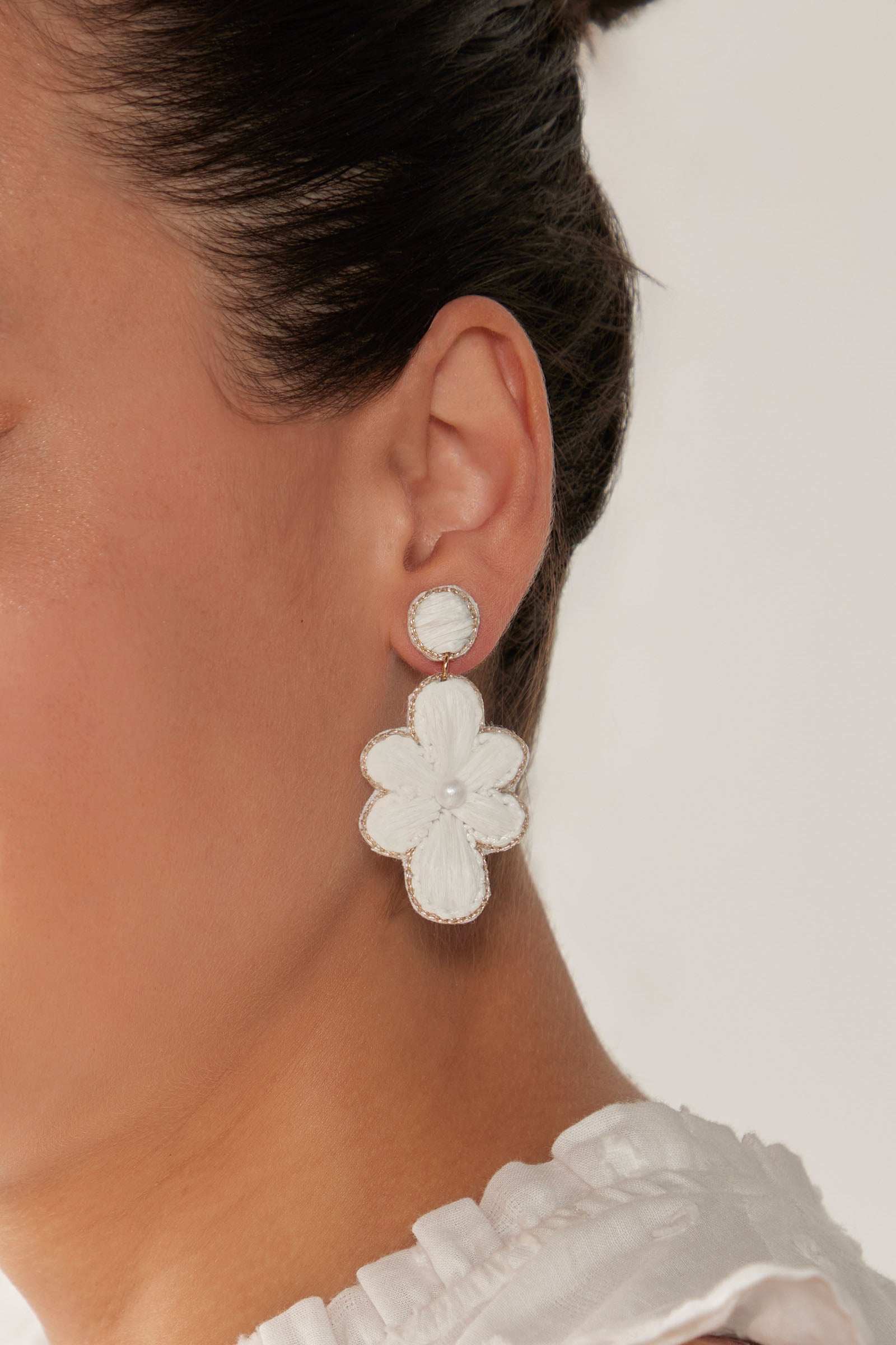 Palme Earring - Opal - eb&ive Earring