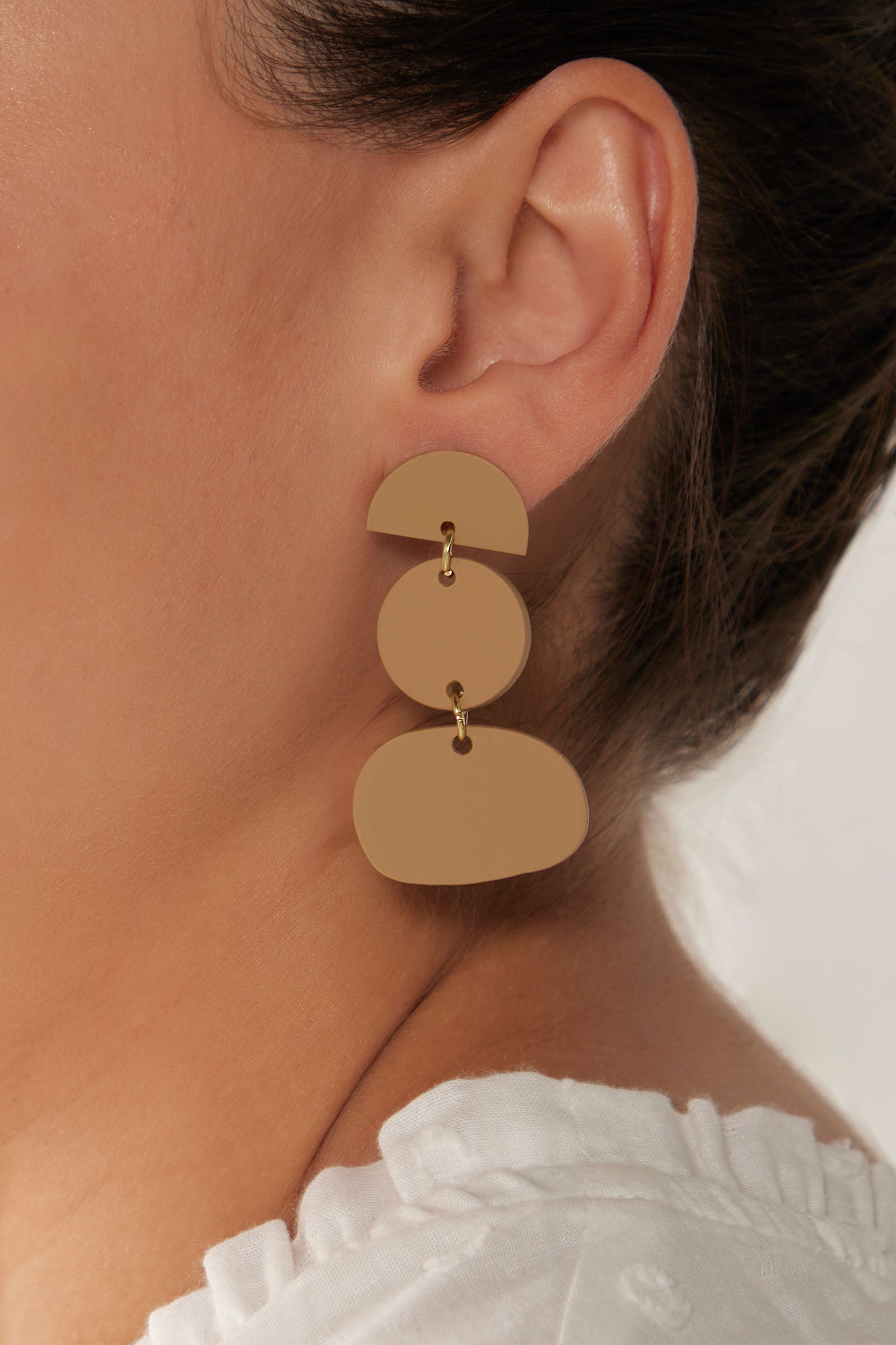 Lido Earring  - Camel - eb&ive Earring