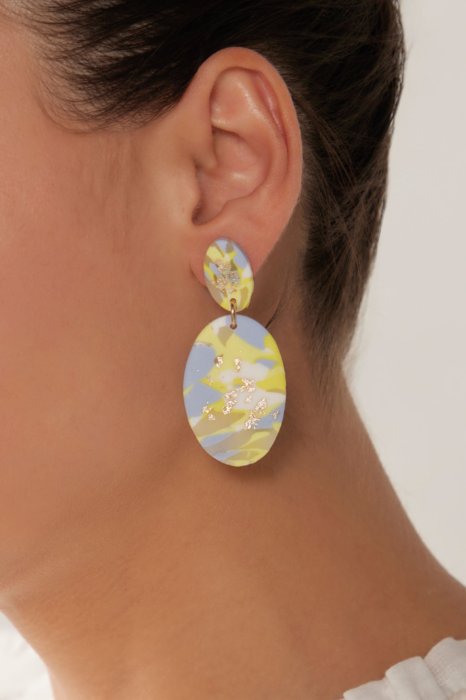 Solstice Lemon Earring - Teardrop - eb&ive Earring