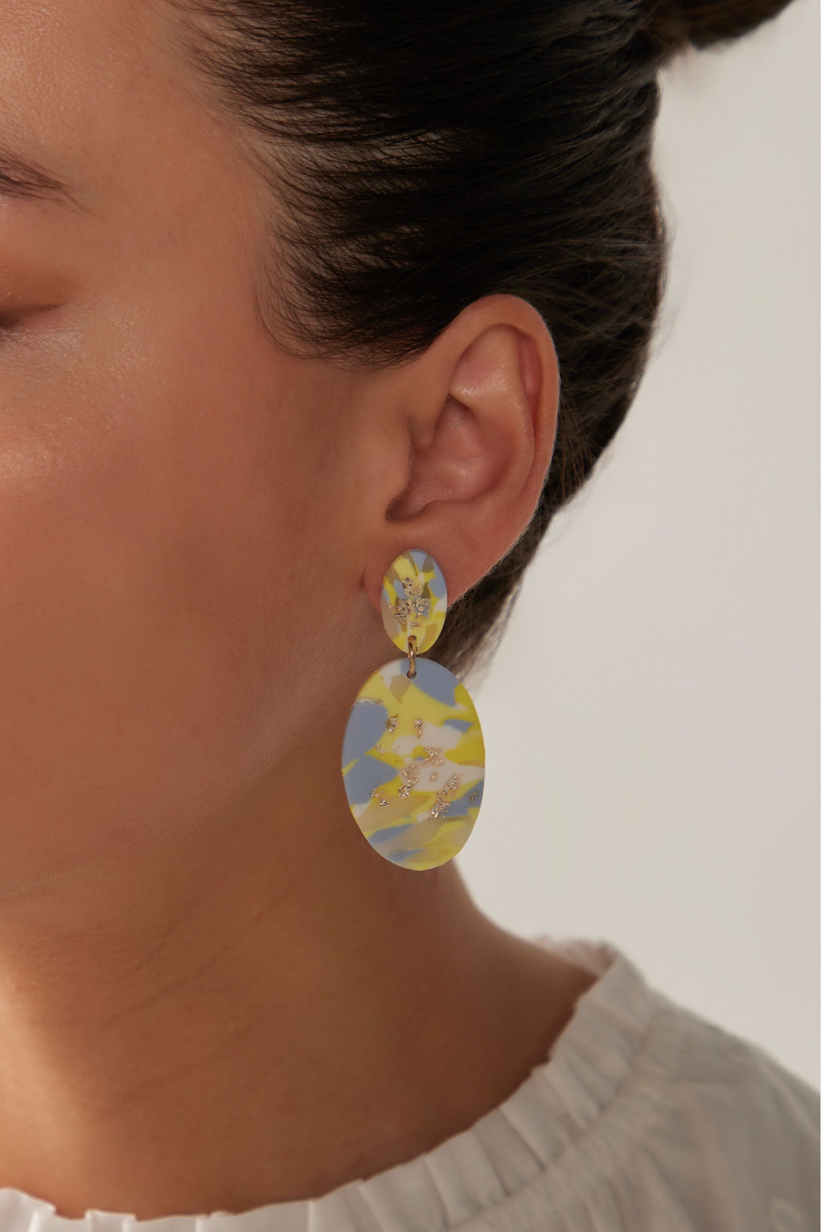 Solstice Lemon Earring - Teardrop - eb&ive Earring