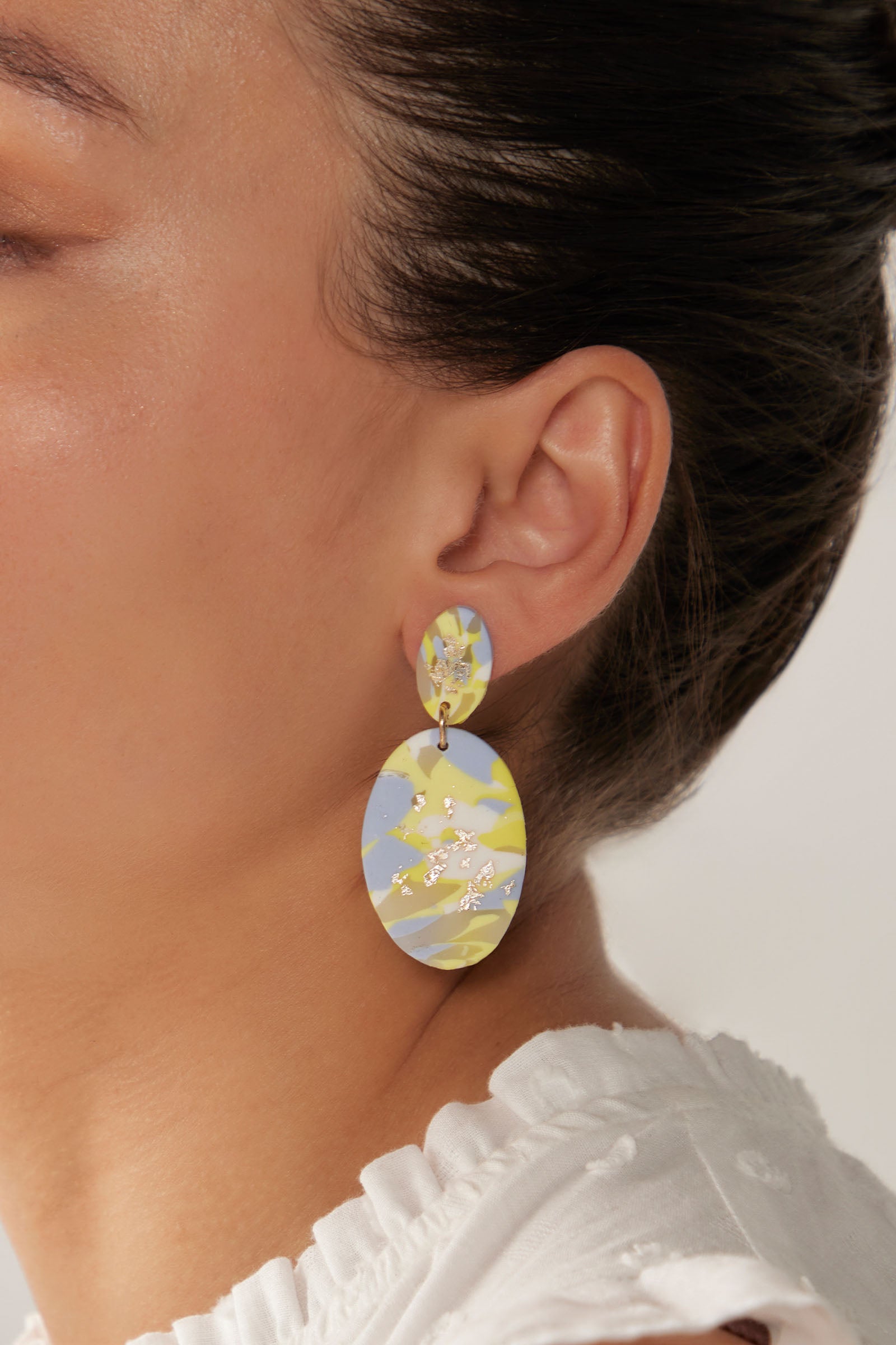 Solstice Lemon Earring - Teardrop - eb&ive Earring