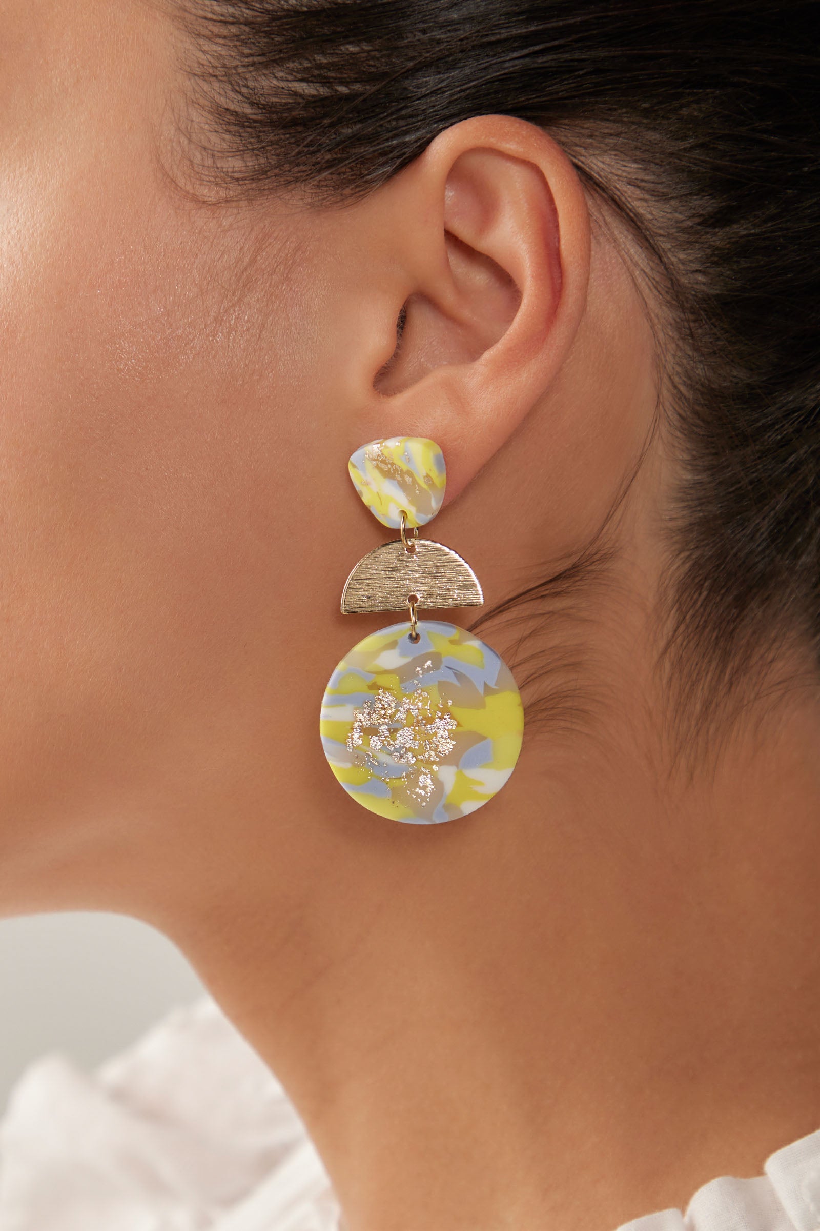 Solstice Lemon Earring - Drop - eb&ive Earring