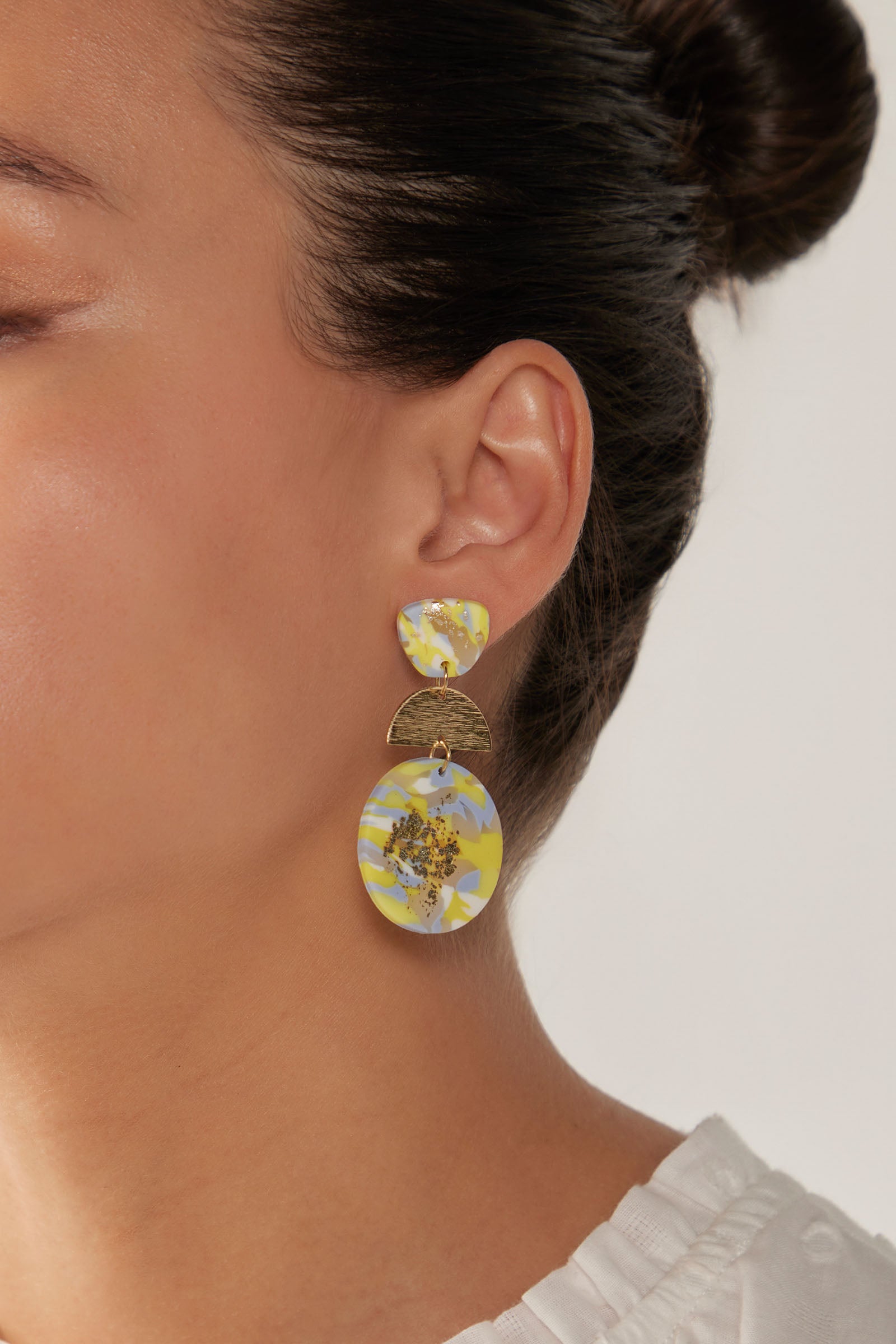 Solstice Lemon Earring - Teardrop