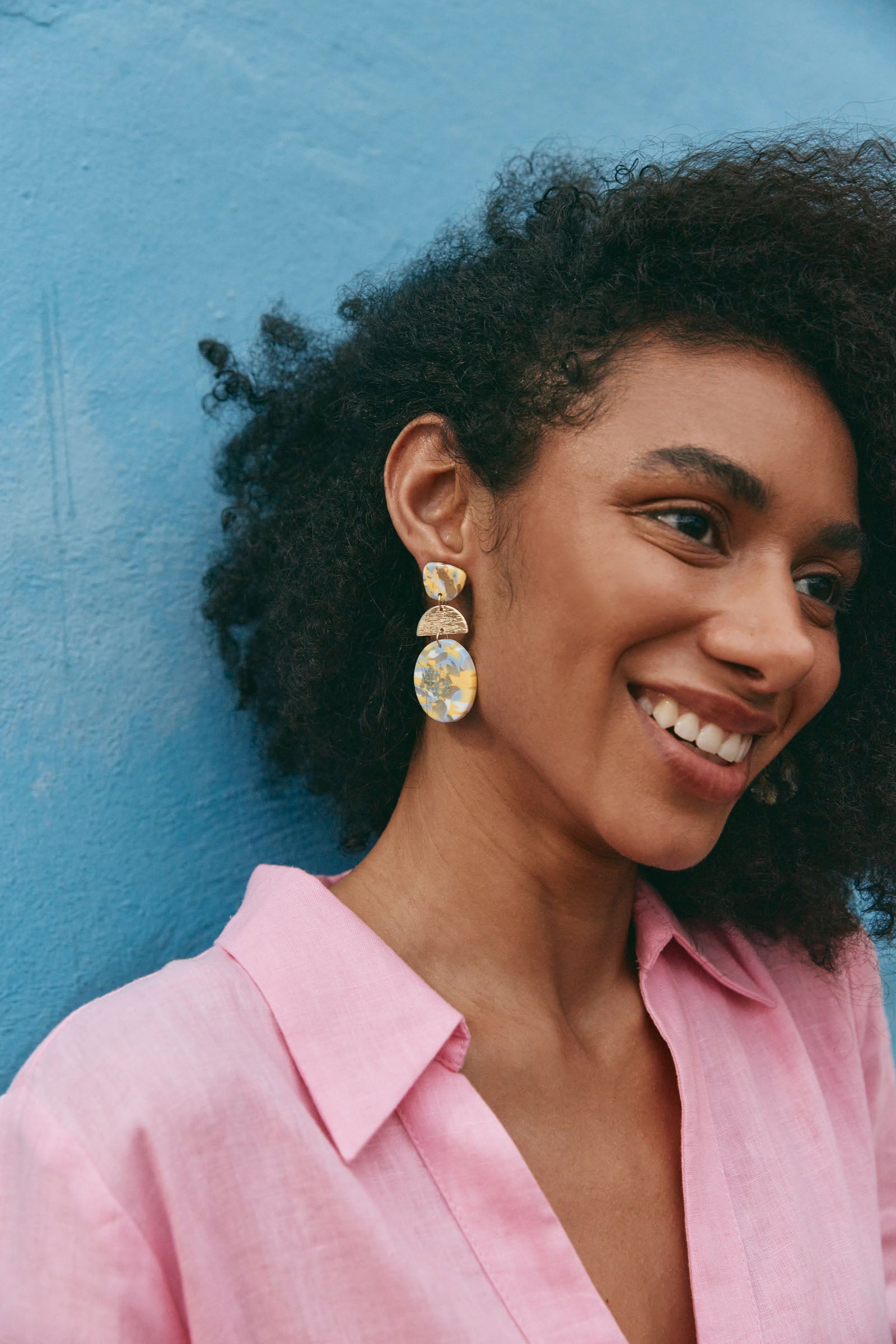 Solstice Lemon Earring - Teardrop