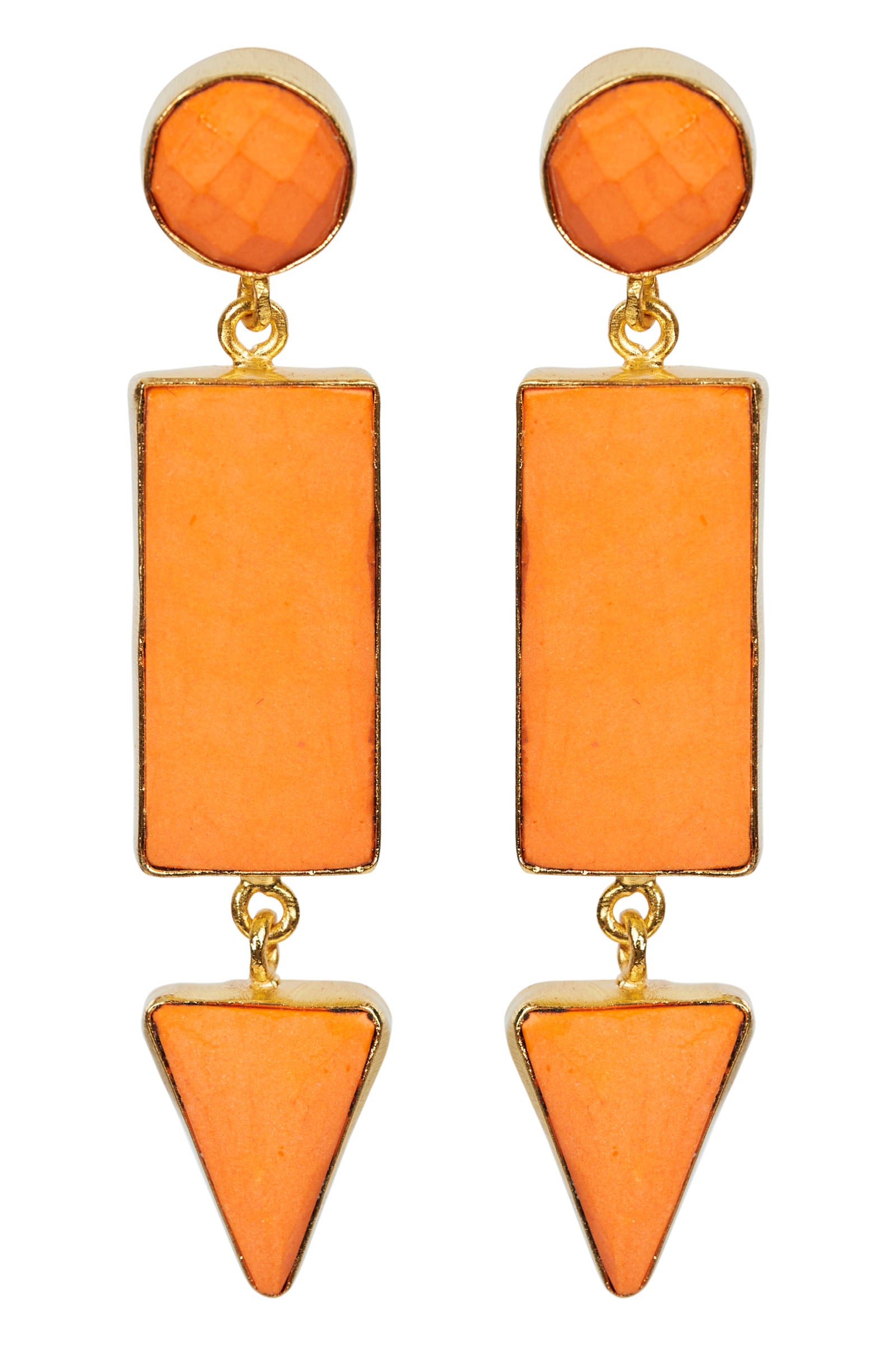 Le Soleil Earring - Papaya - eb&ive Earring