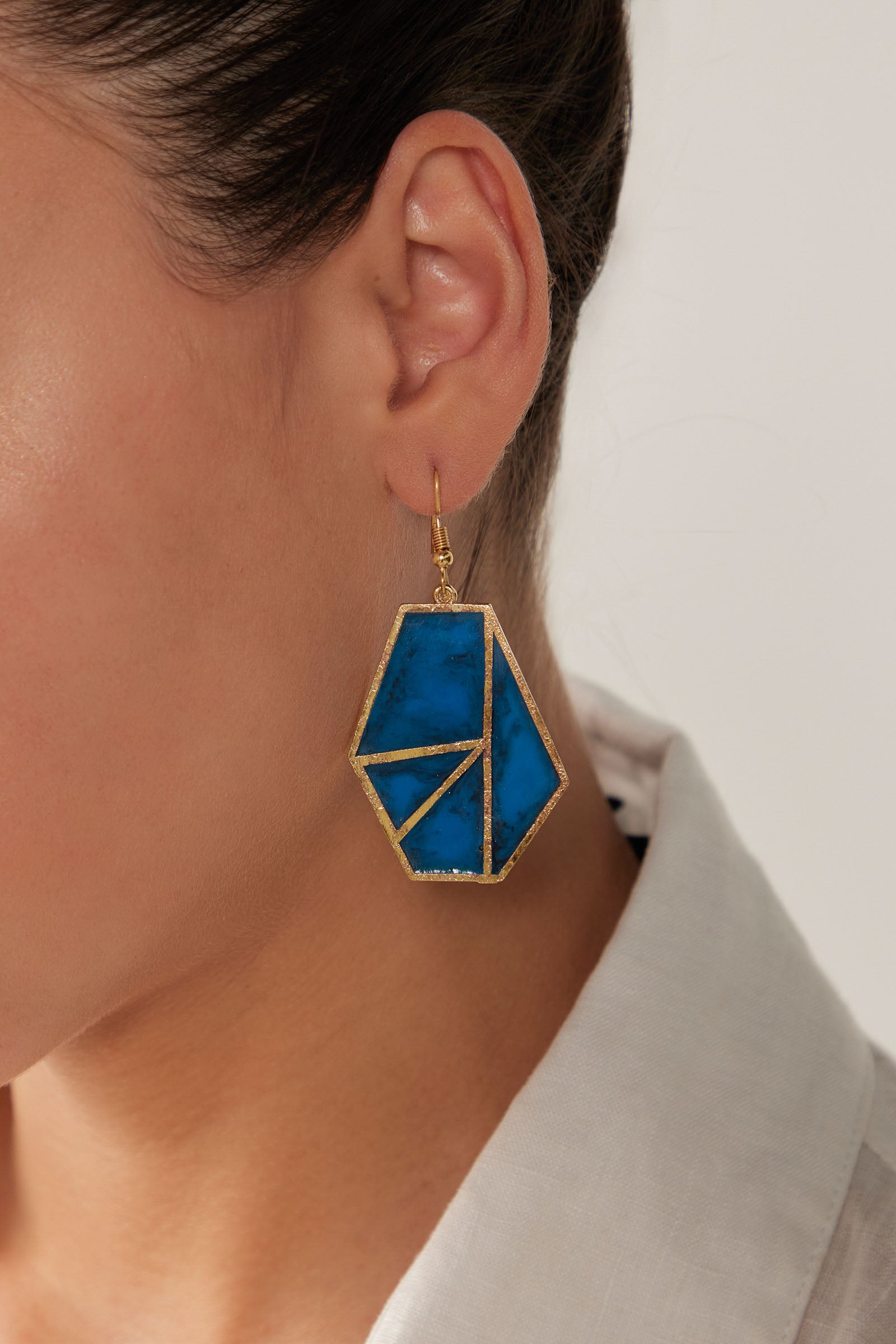 Le Soleil Earring - Cobalt - eb&ive Earring