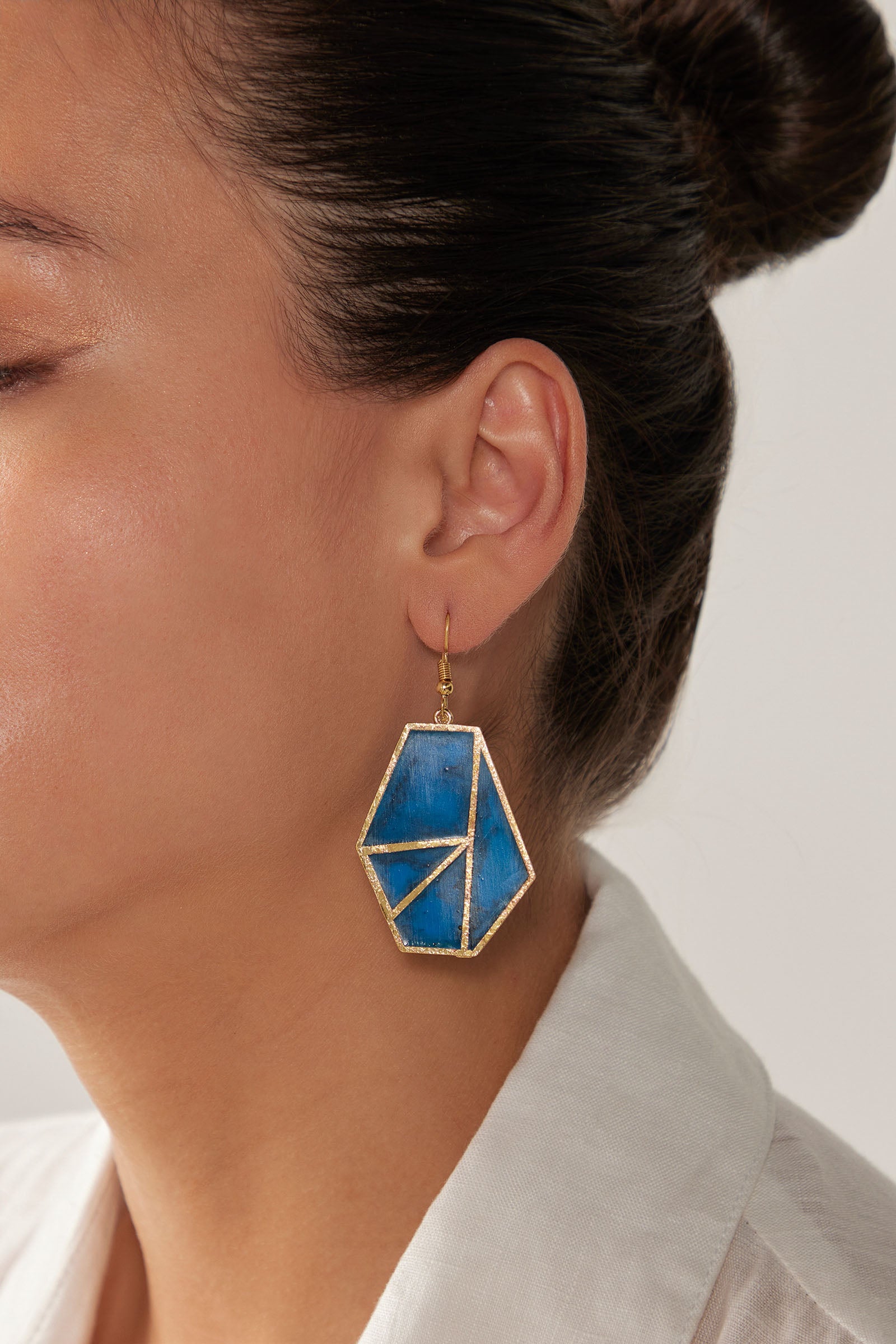 Le Soleil Earring - Cobalt - eb&ive Earring