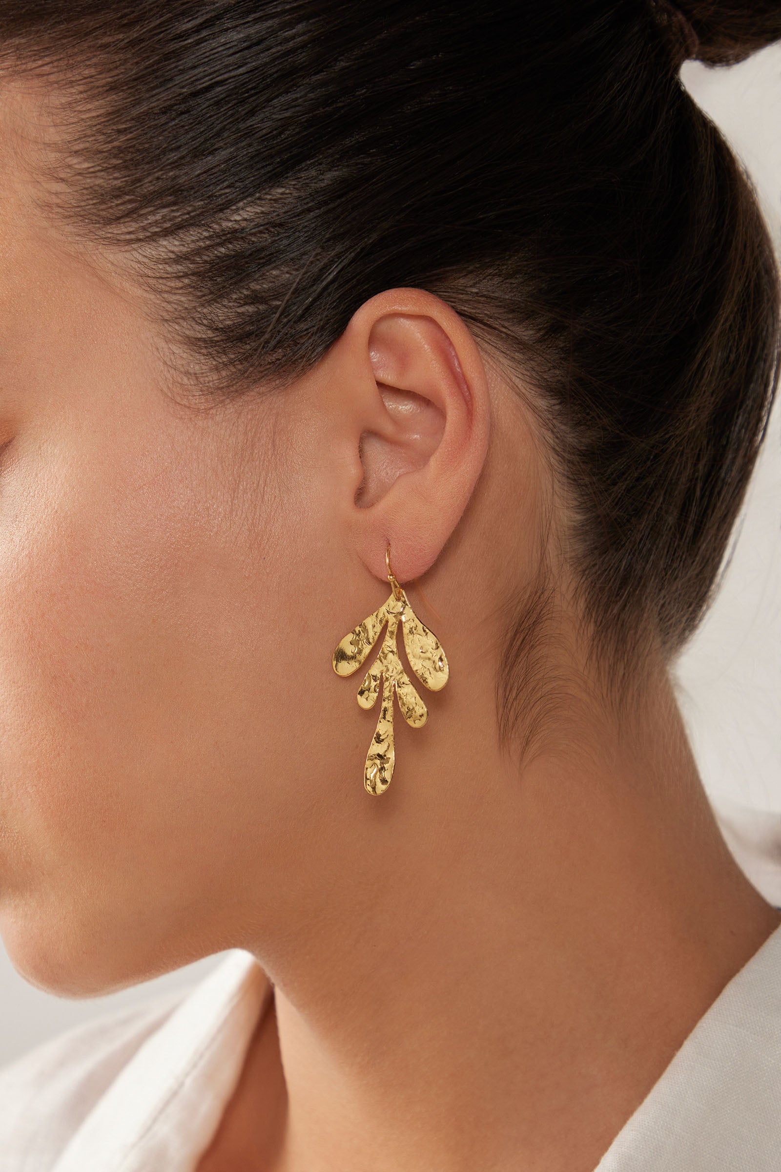 La Plage Earring - Gold Drop - eb&ive Earring