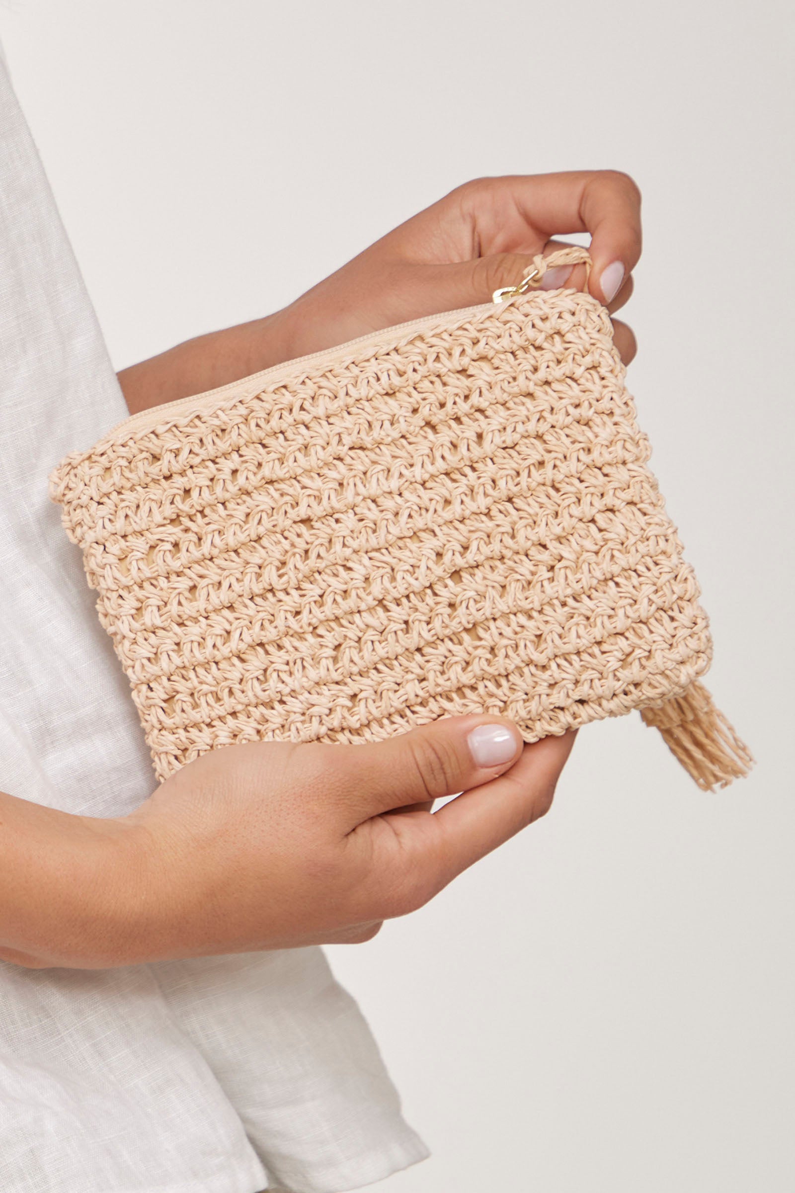 Palme Pouch - Tan - eb&ive Bag